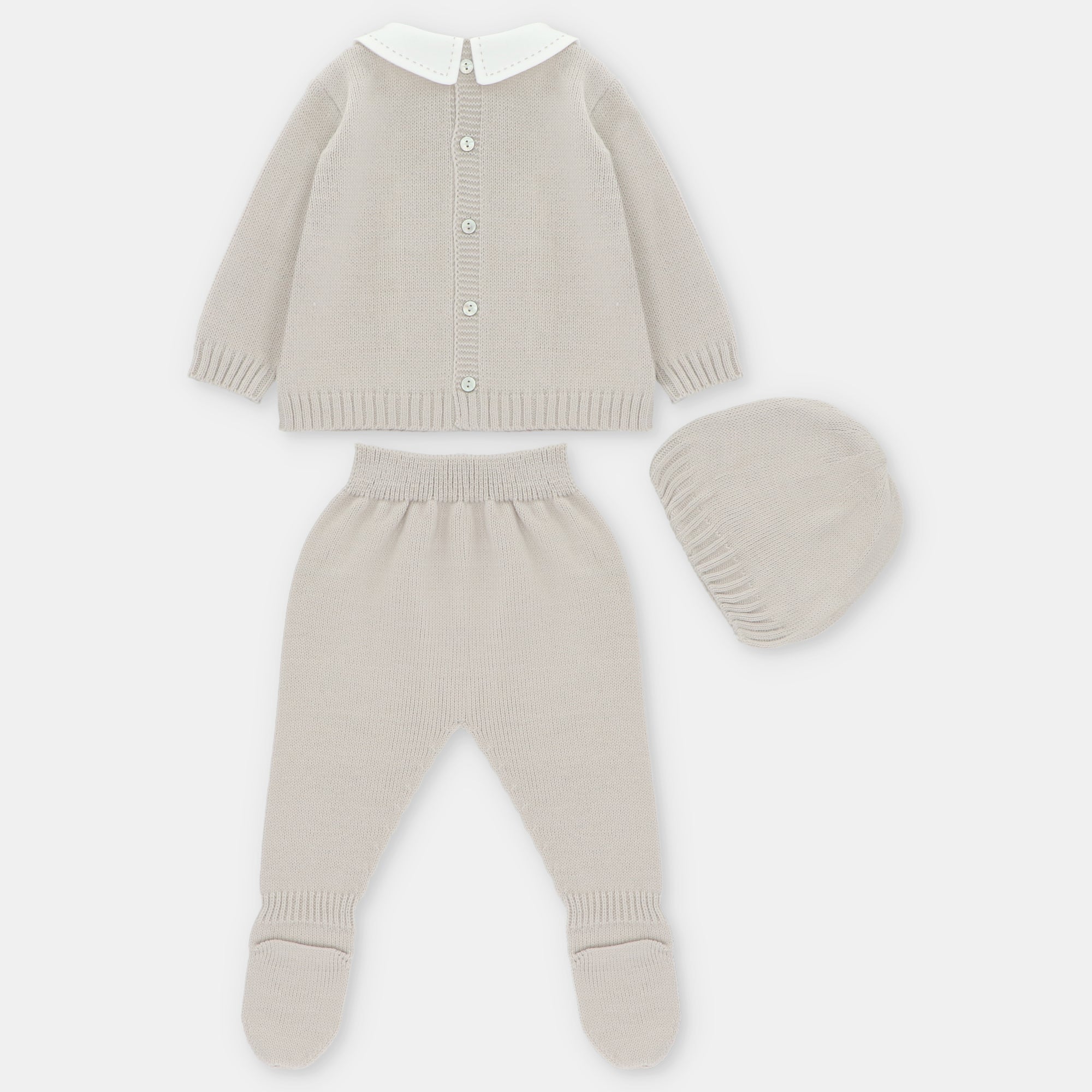 Primera Puesta Niño en color Piedra