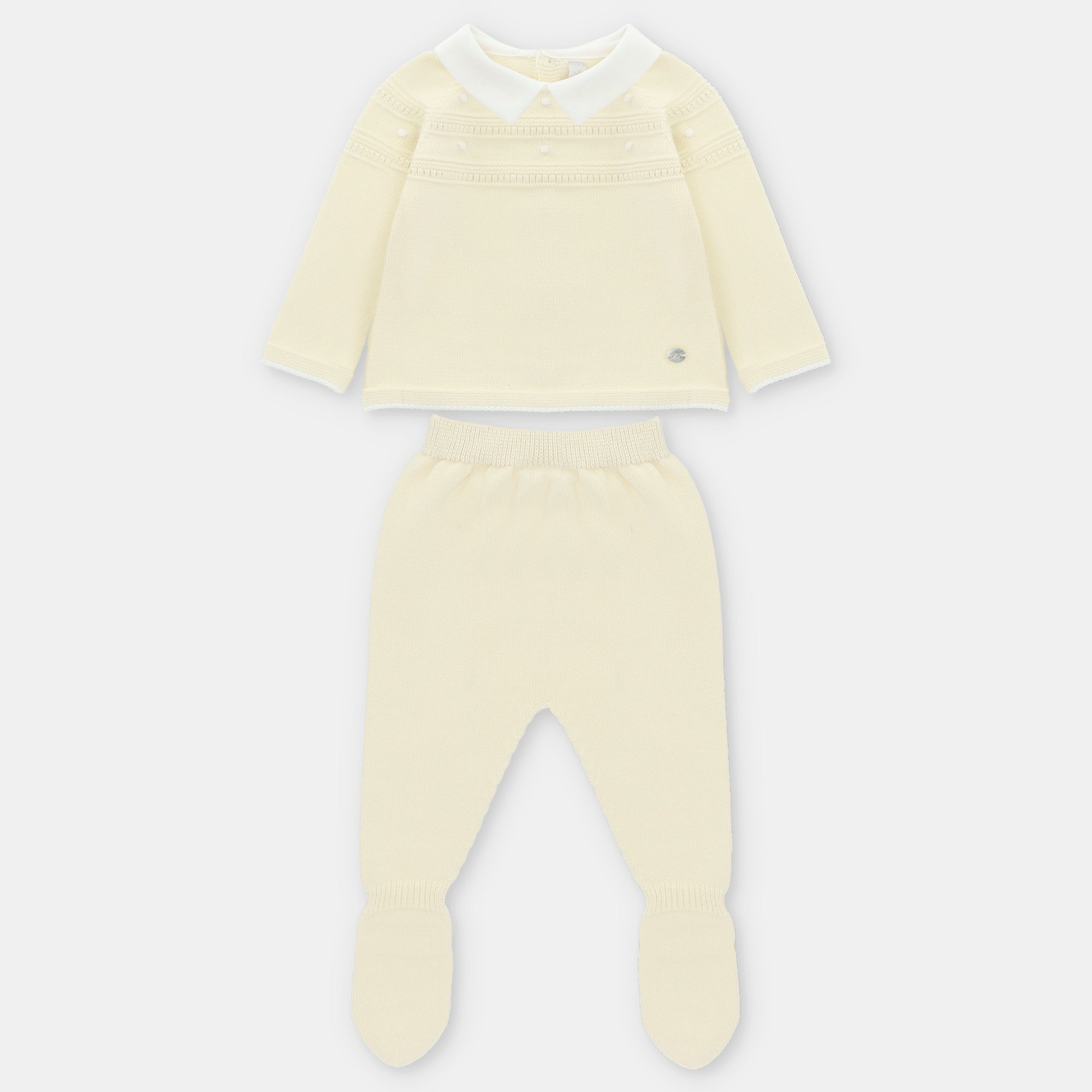 SET SWEATER & LEGGINGS KNIT BOY WINNIPEG IN YELLOW