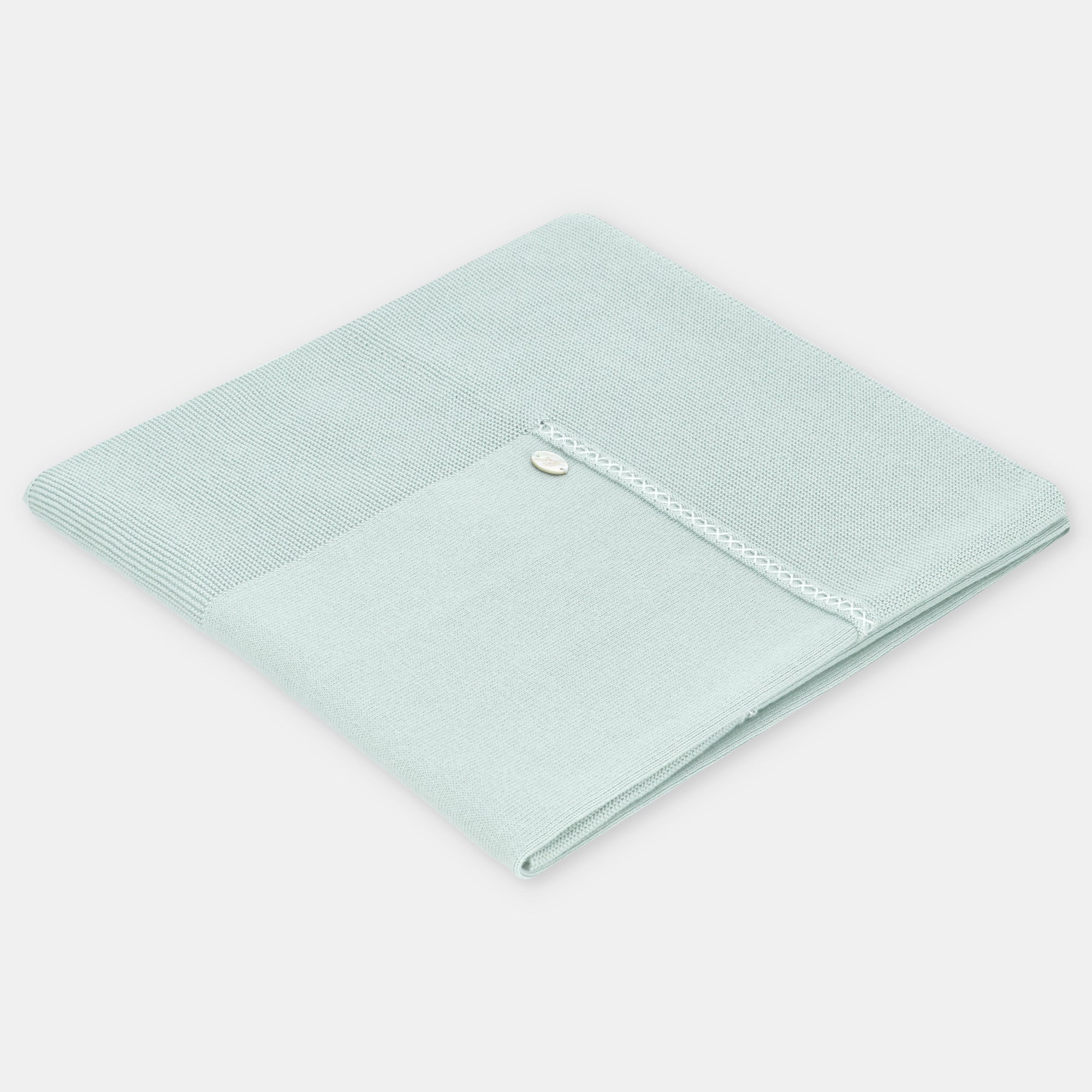 BLANKET KNIT UNISEX EDMONTON SAGE GREEN