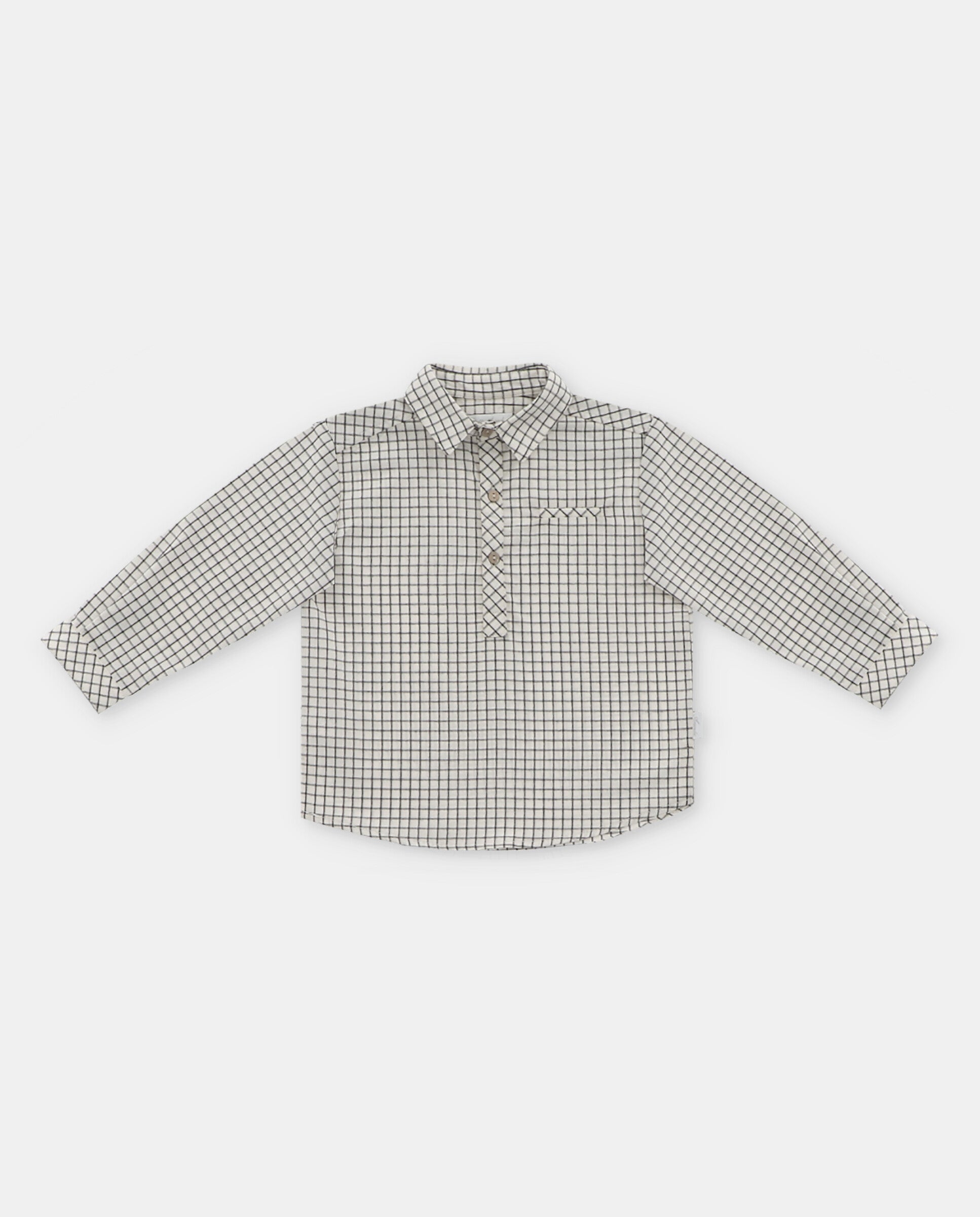 Camisa NiƱo Tela Moutard