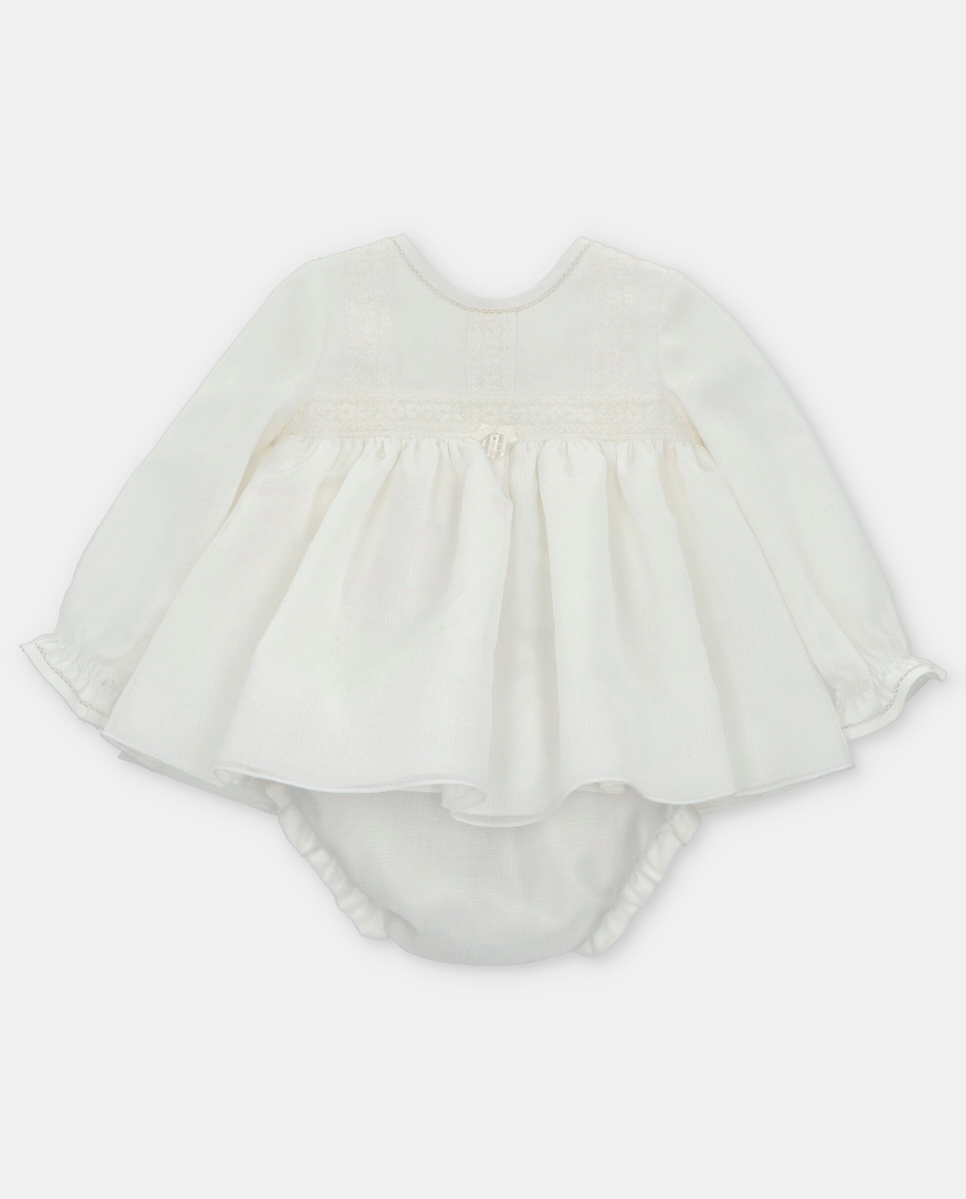 Conjunto Ceremonia NiƱa Organdi