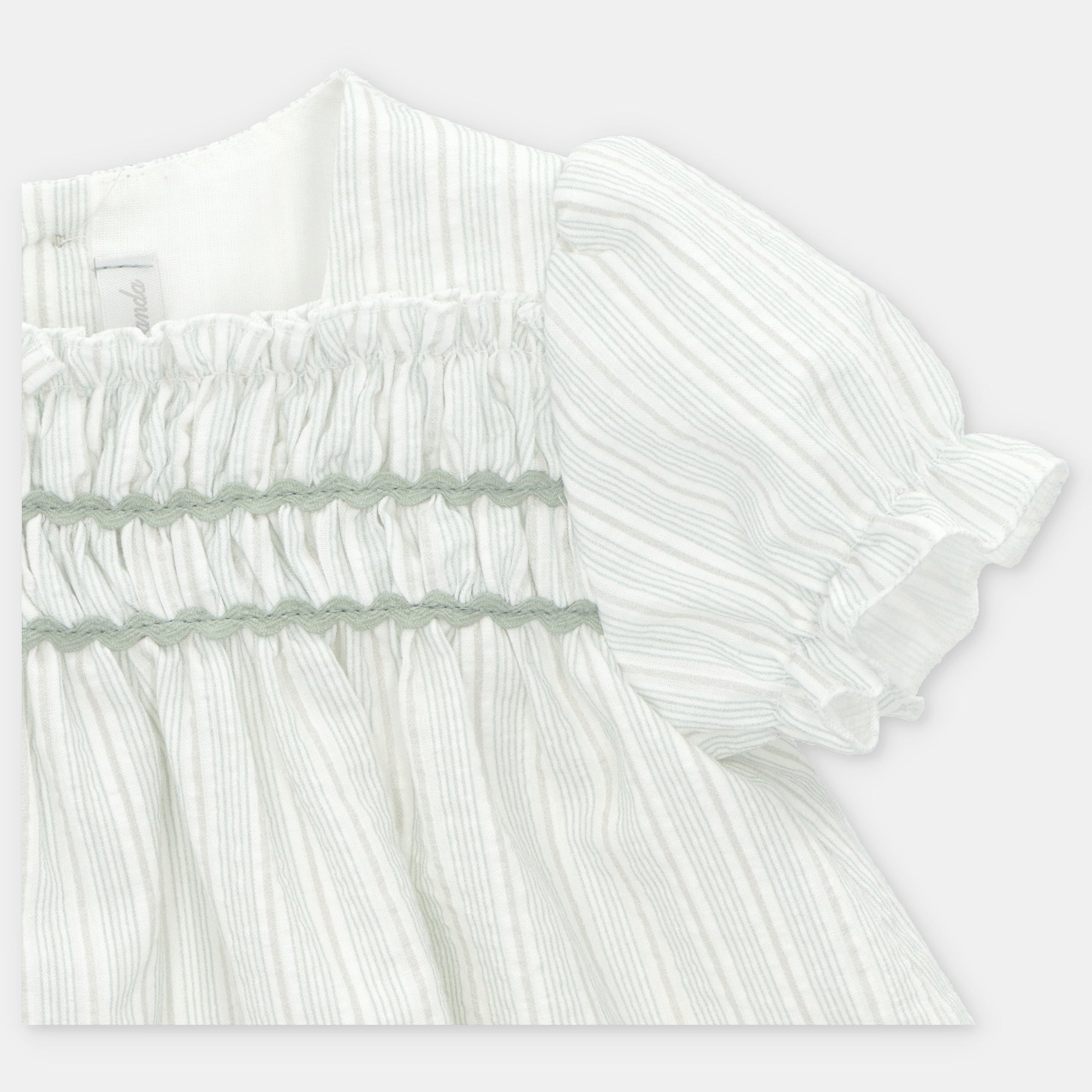 Conjunto Vestido y Cubrepañal Niña Lucca