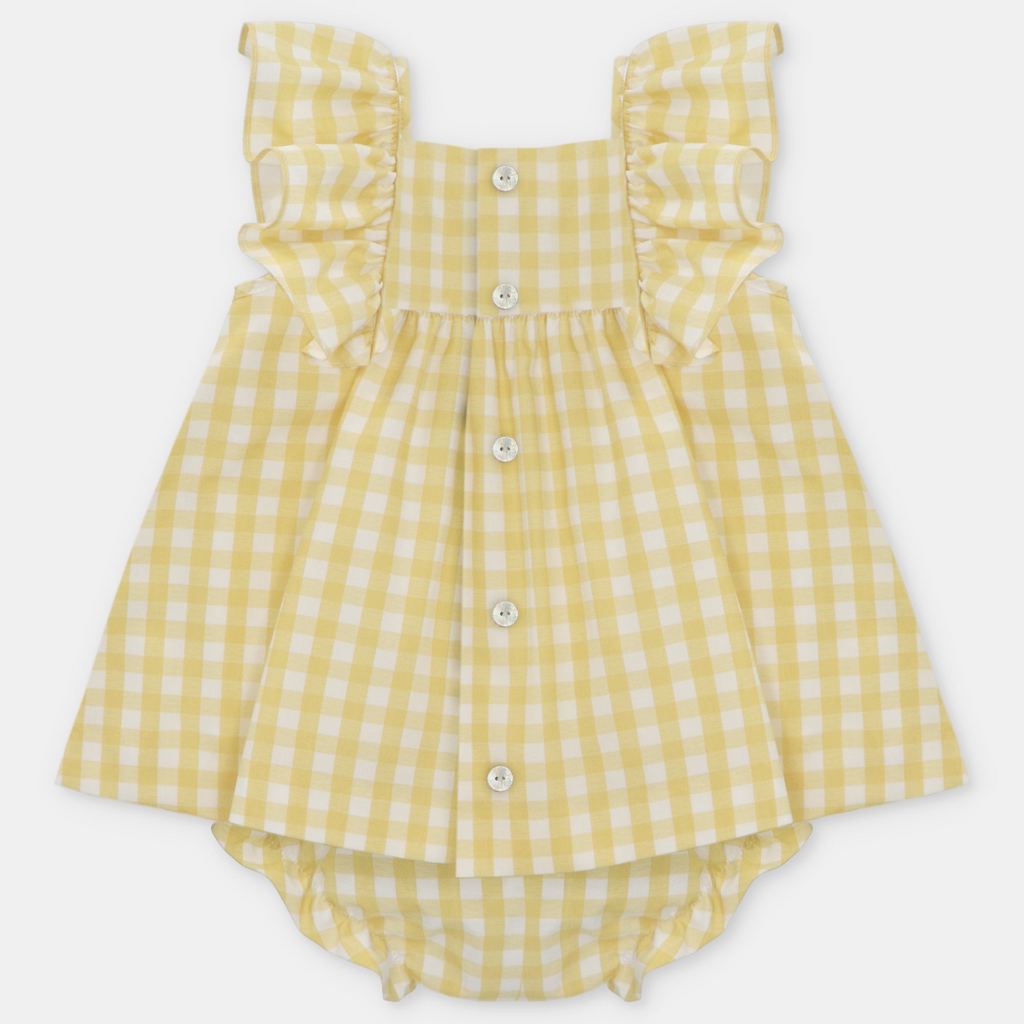Conjunto Vestido y Cubrepañal Niña Melara