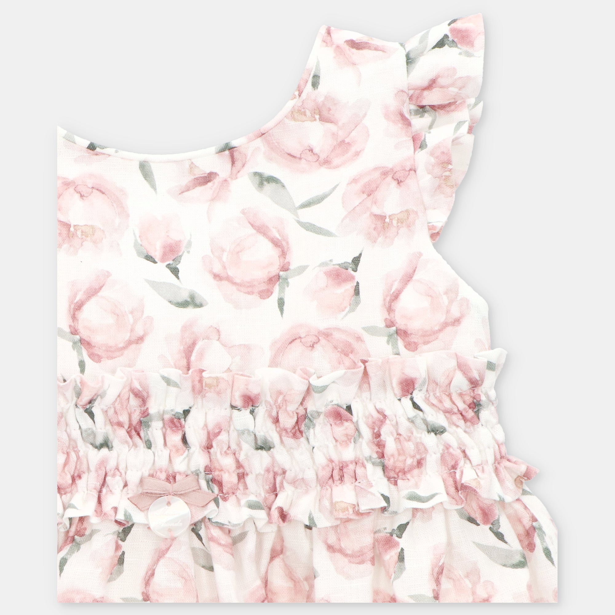 Vestido Niña Siena en Rosa Empolvado