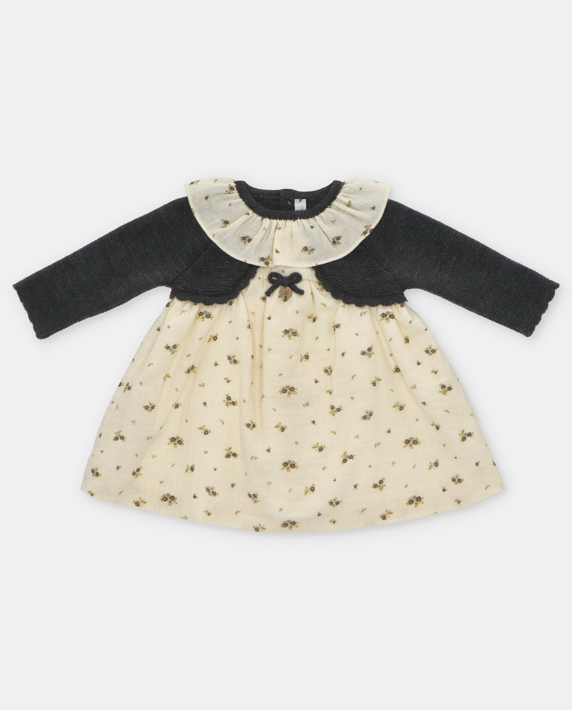 Vestido NiƱa Moutard