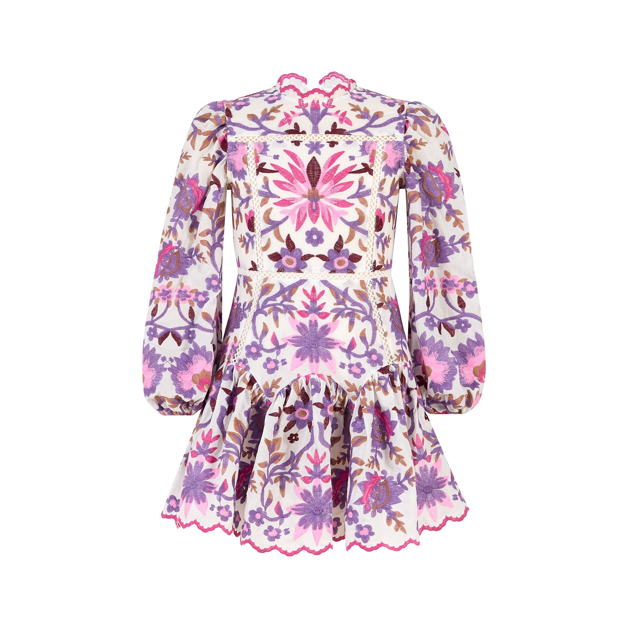 Taylee Embroidered Sleeve Dress