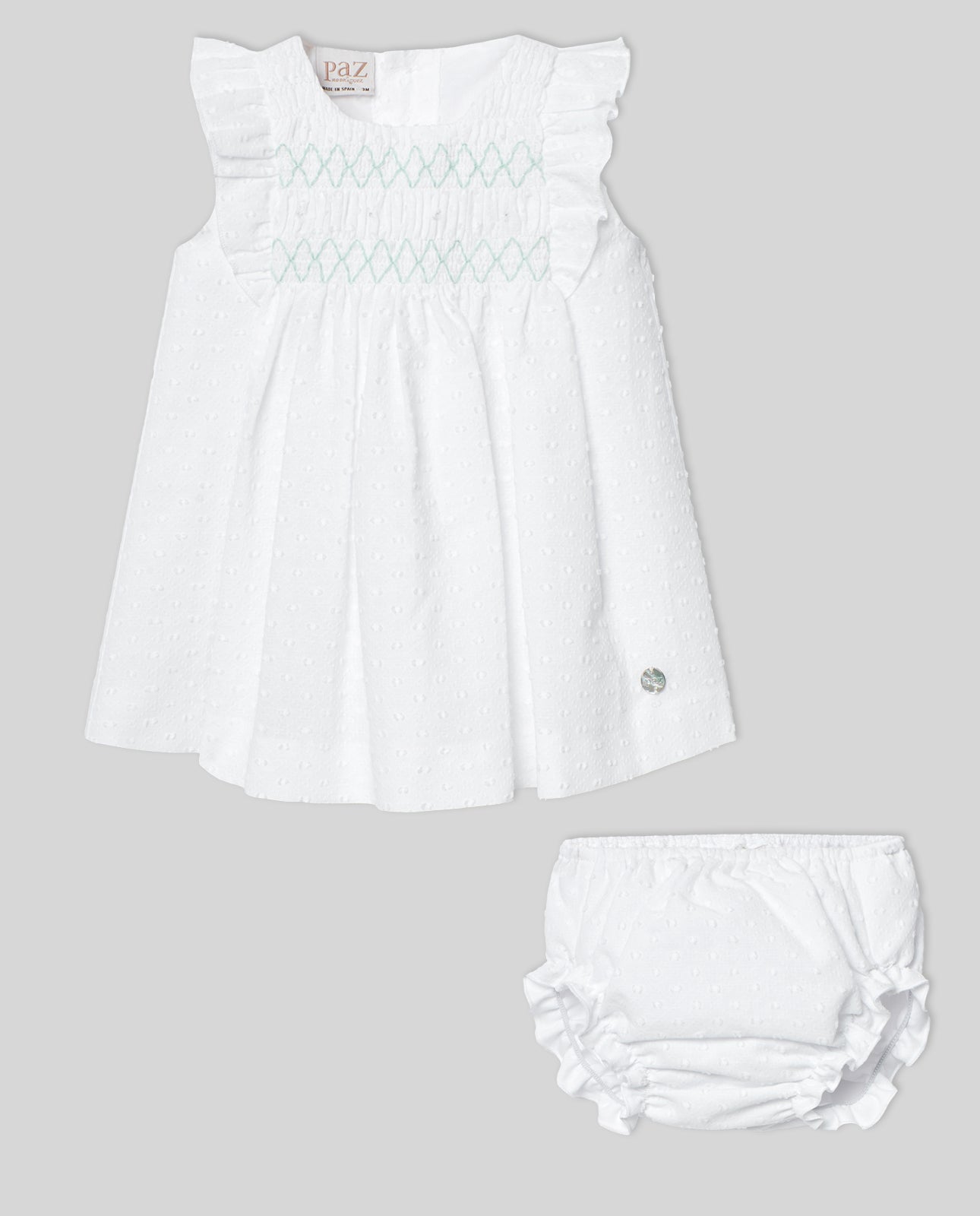 Conjunto NiƱa "Eido" Blanco