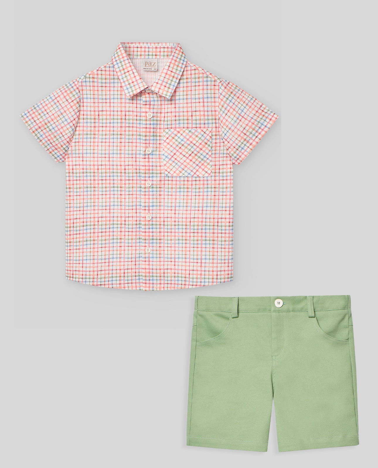 Conjunto NiƱo "Granja" Multicolor