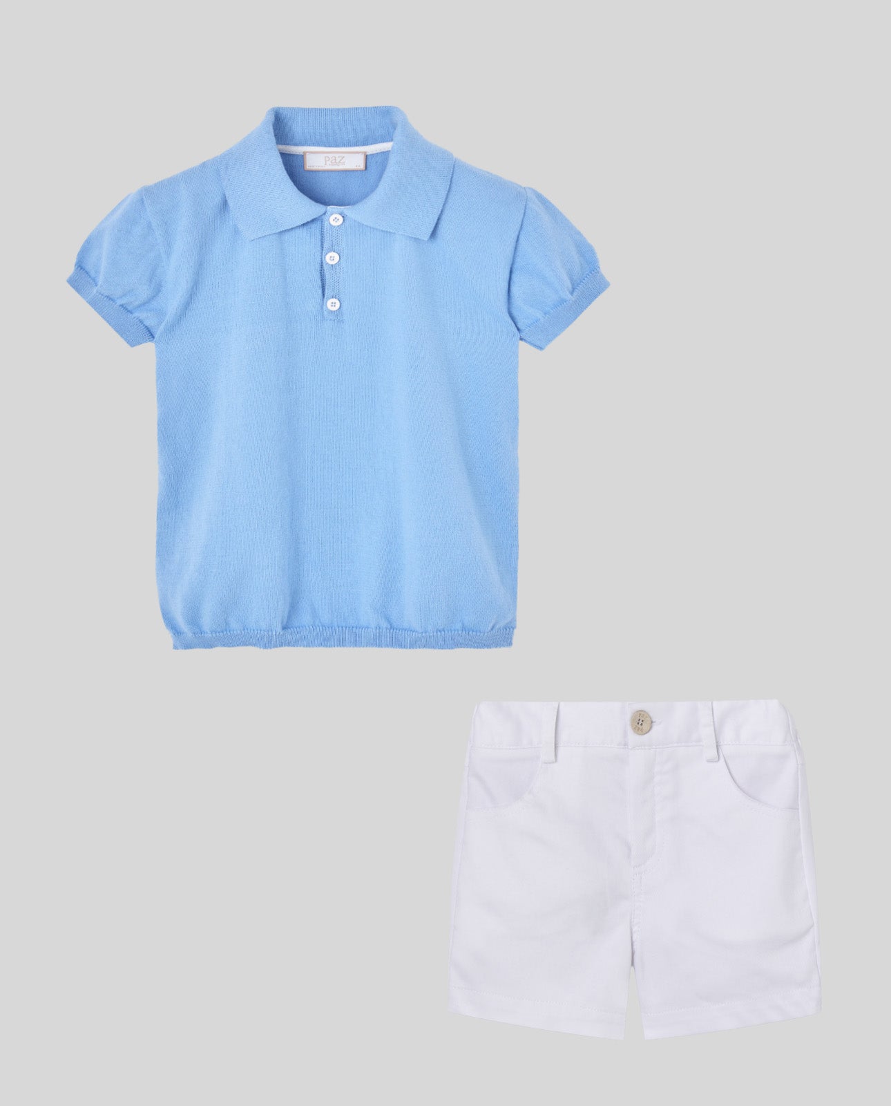 CTO. CAMISA + PANTALON "CORALES" Azul Añil