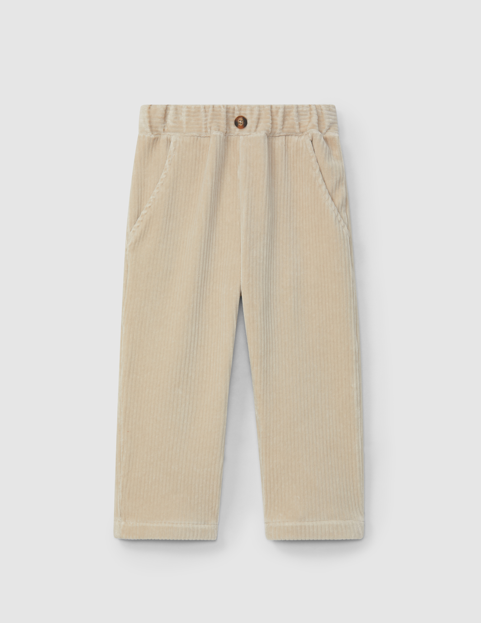 Conjunto Camisa de piqué y pantalón arena