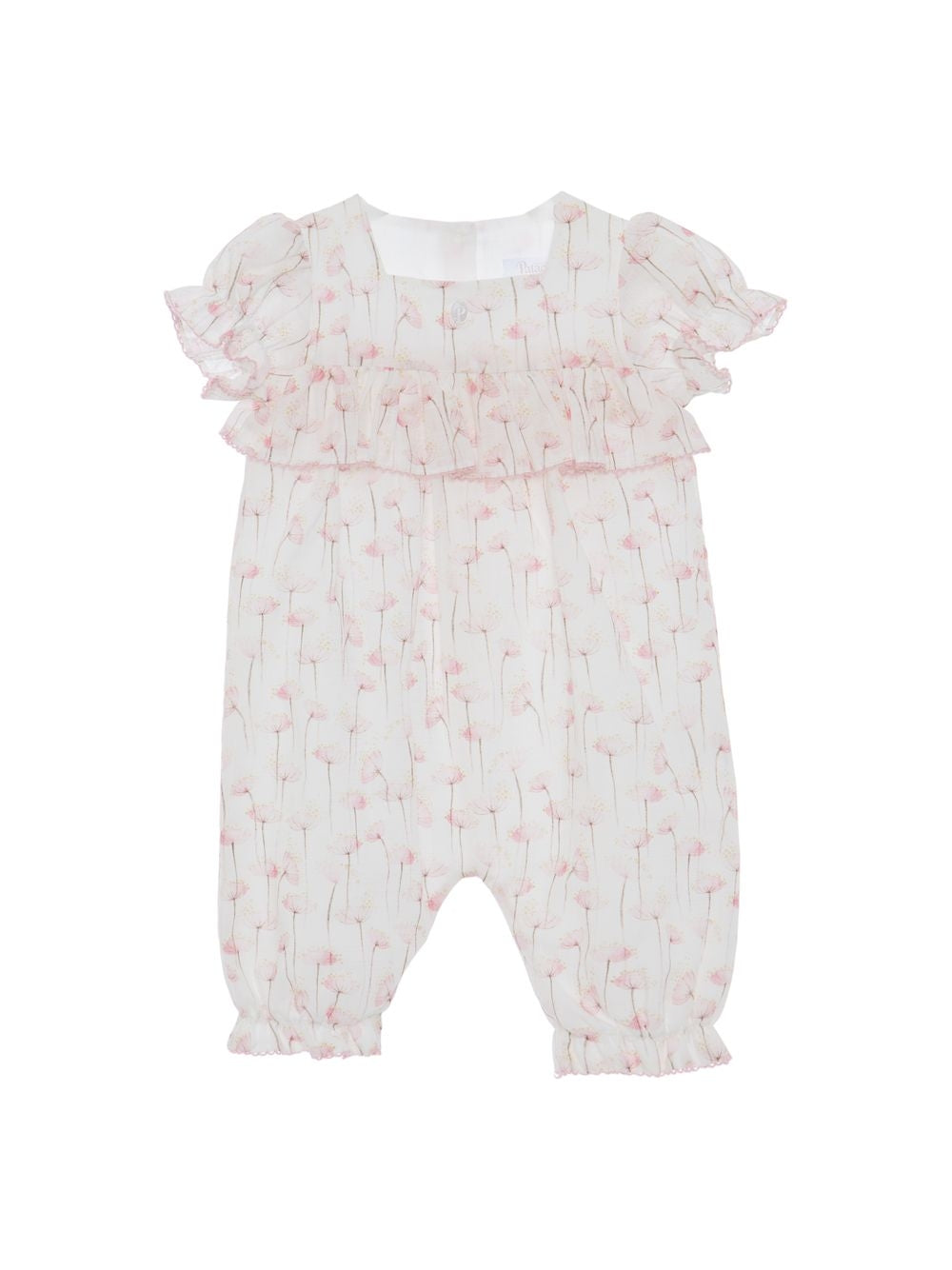 Poppies print romper