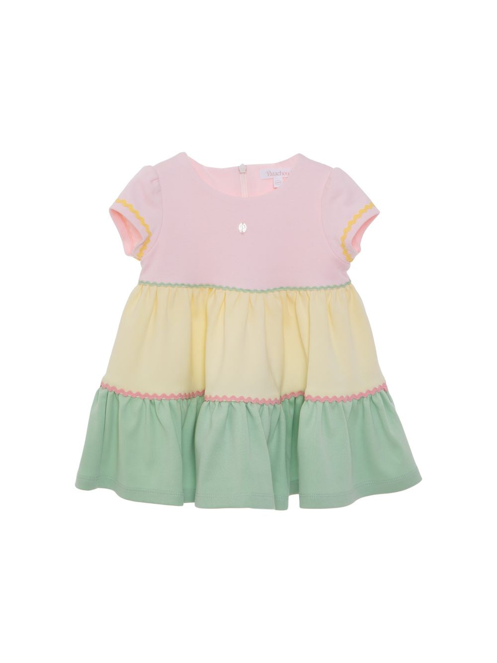 Multicolour interlock dress