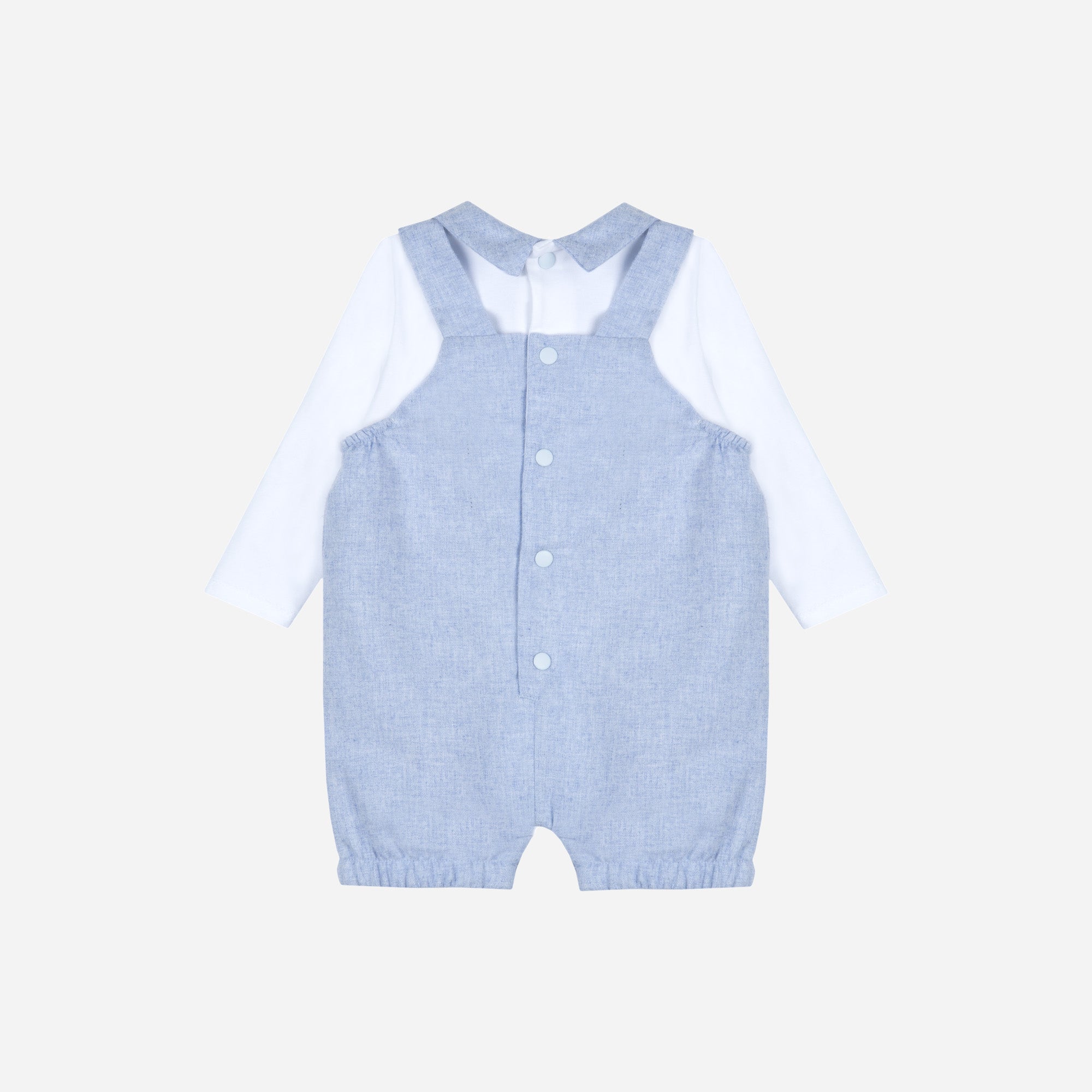 Baby Boy Melange Blue Set