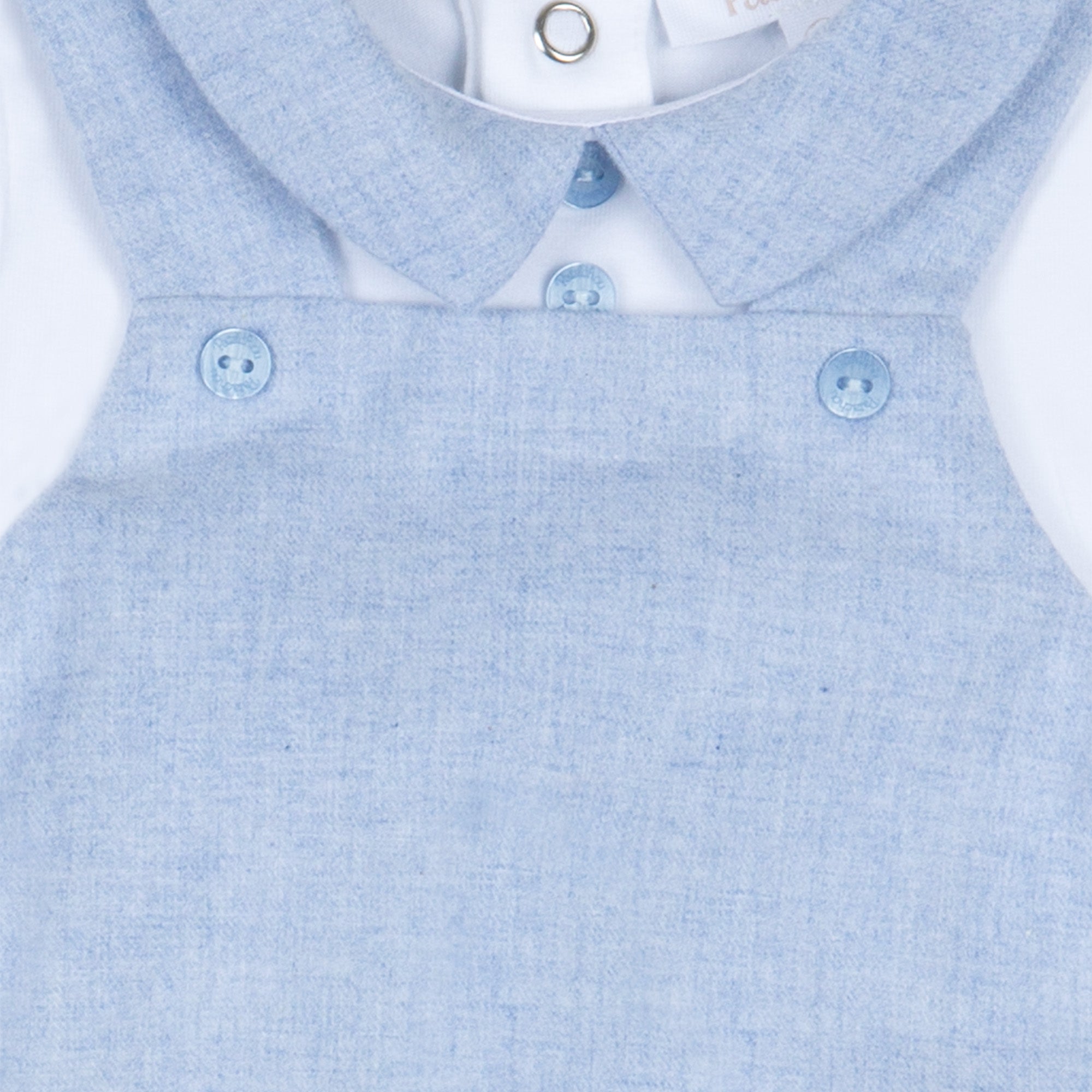 Baby Boy Melange Blue Set
