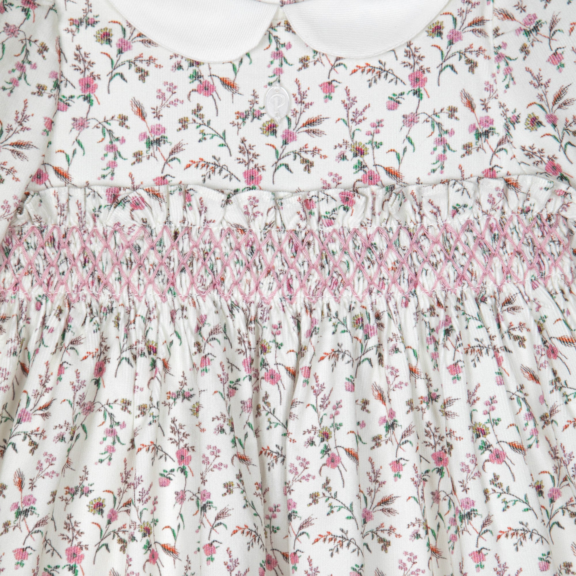 Baby Girl Botanical Woven Dress