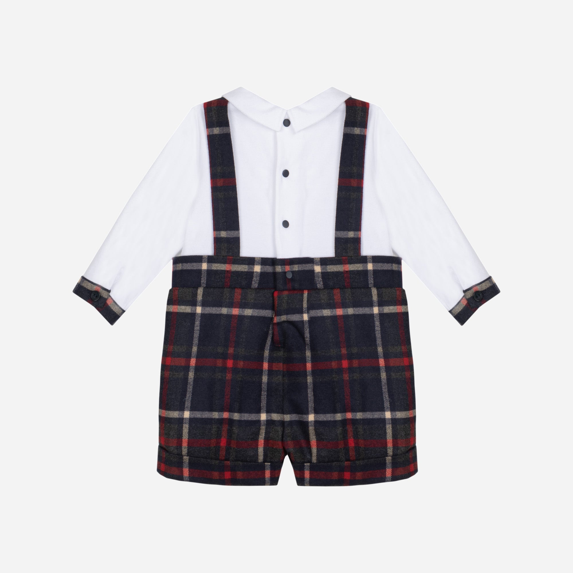 Balmoral Tartan Baby Boy Romper