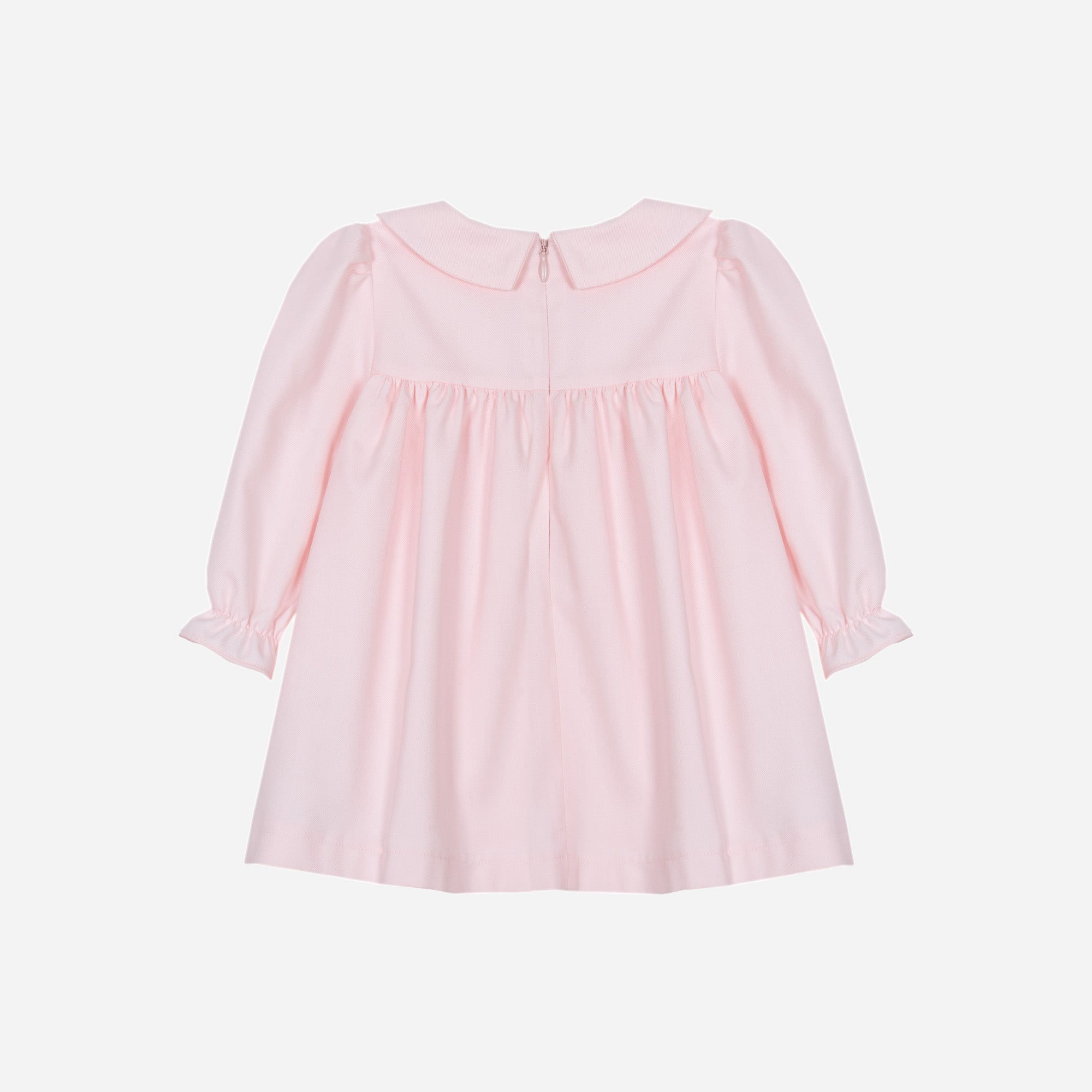 Pale Pink Woven Girl Dress