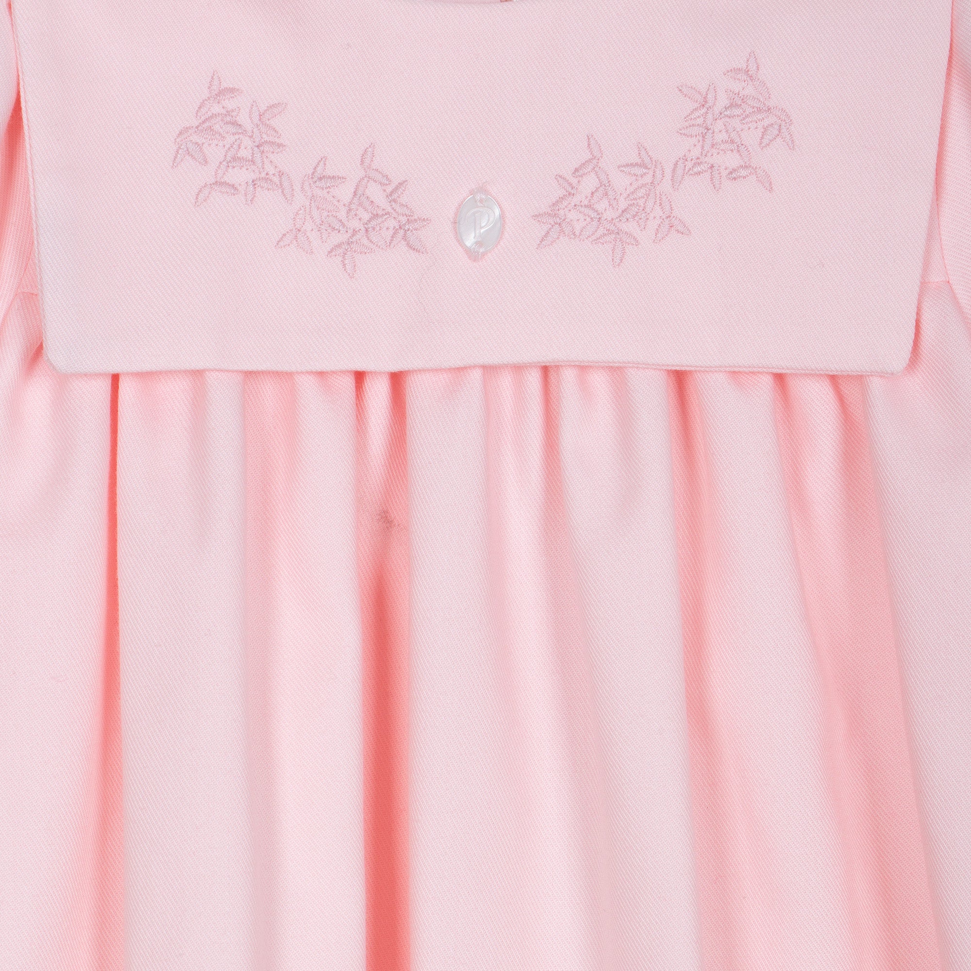 Pale Pink Woven Girl Dress