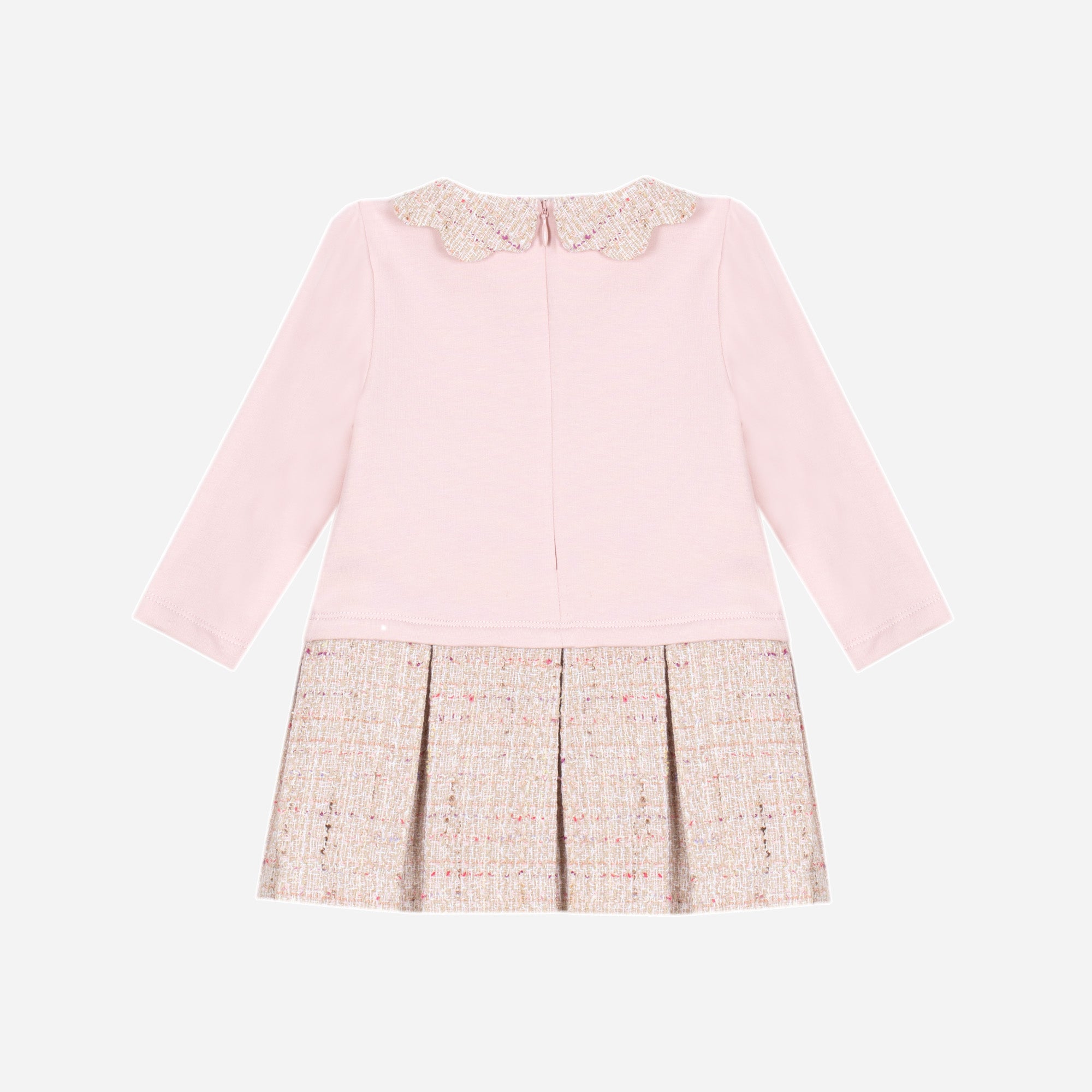 Pale Pink Knit Dress