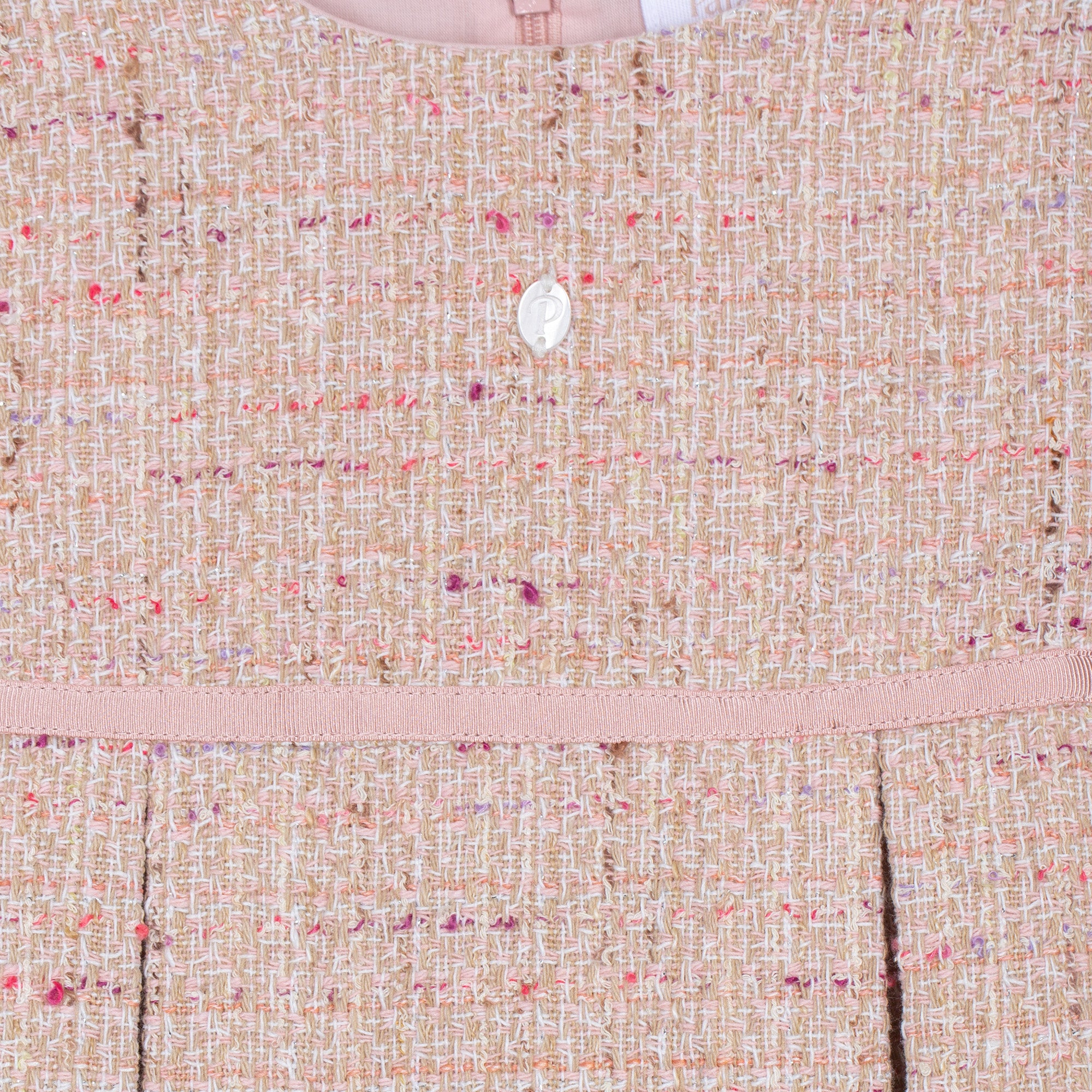 Baby Girl Tweed Knit Dress