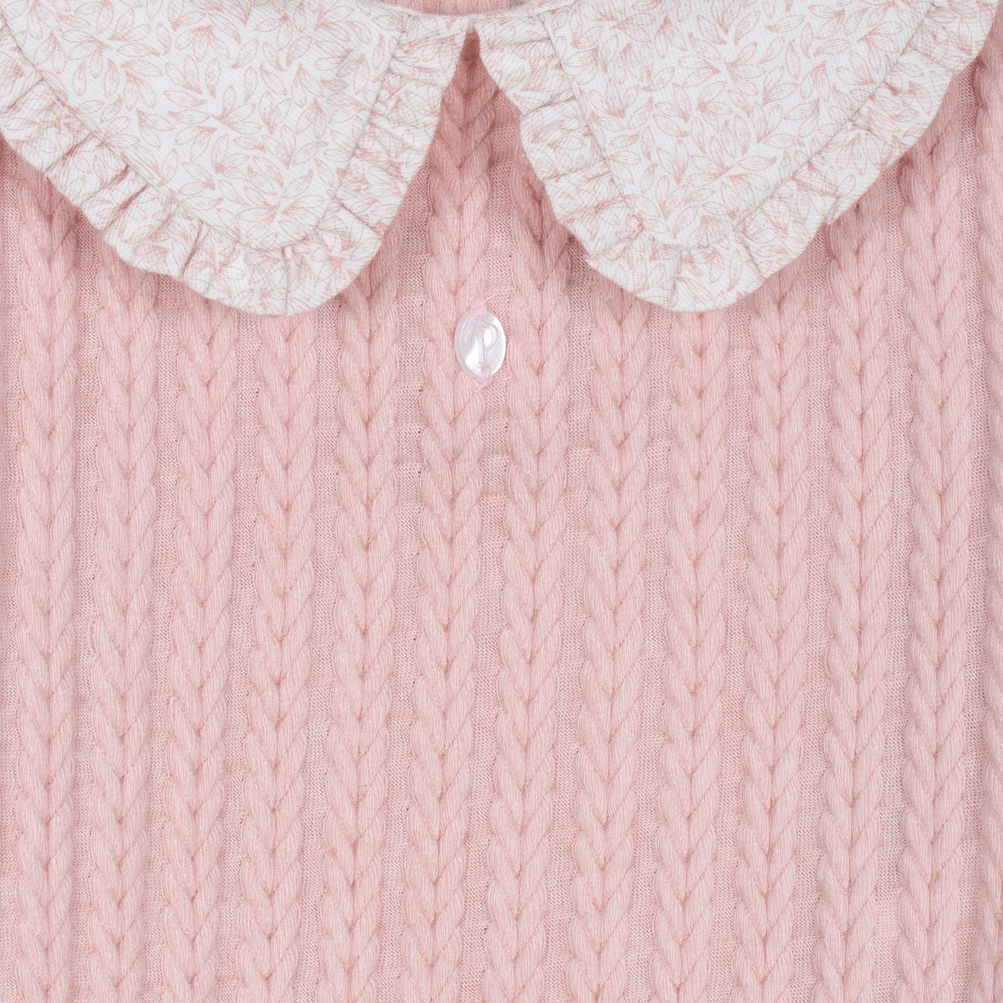 Baby Knit Set in Pale Pink