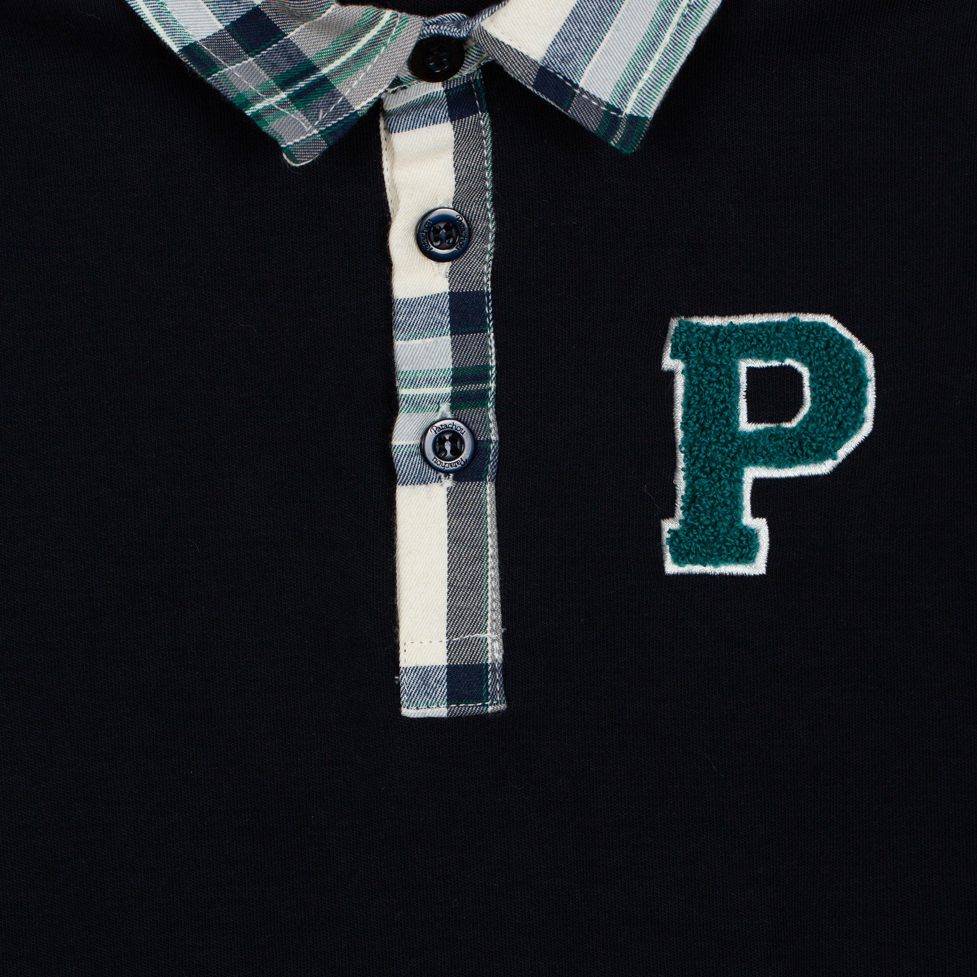 Boy Polo Checkered Collar