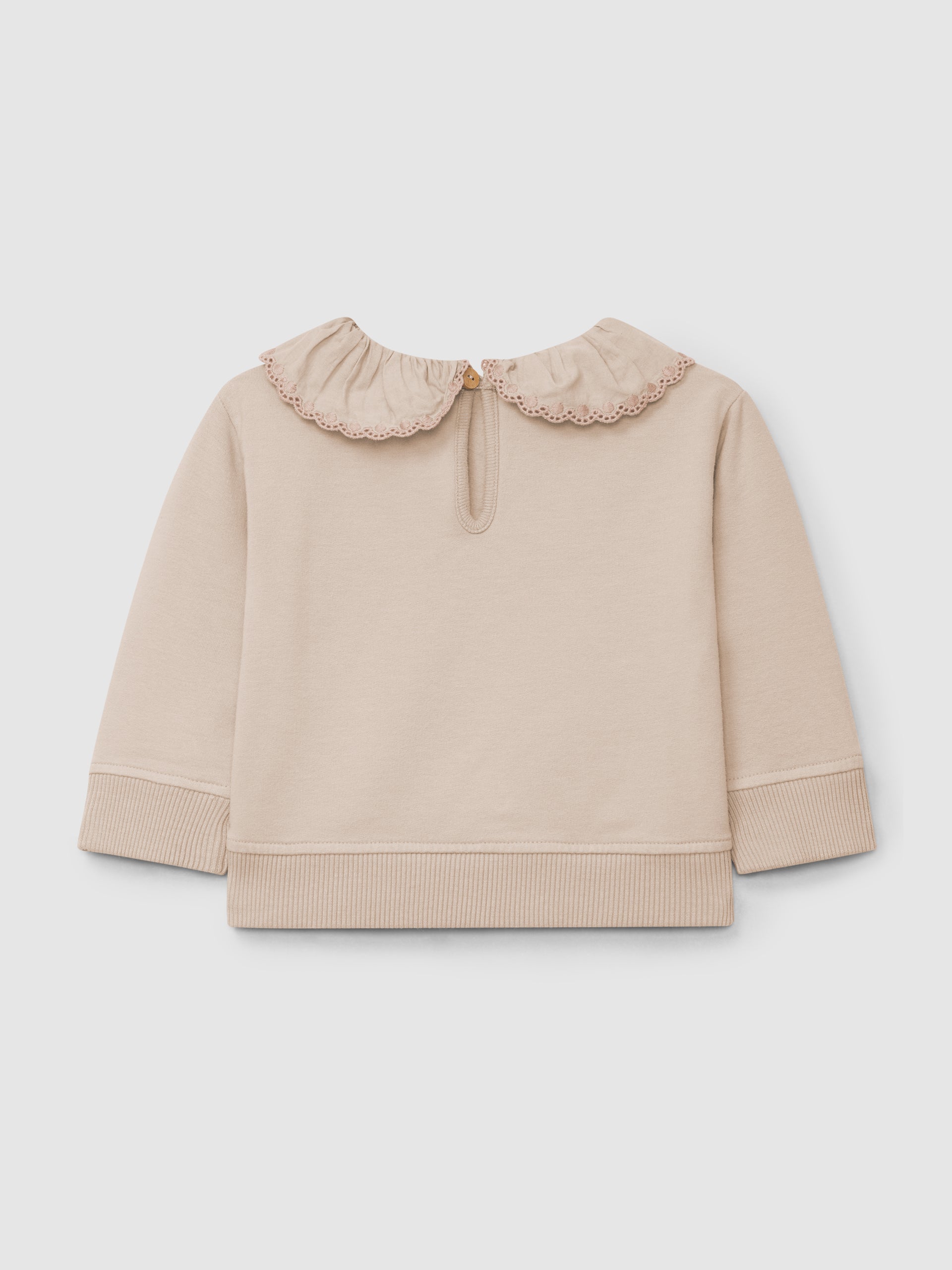 SNI25 Sudadera Cuello Pantalones Bordado Ingl Rosa