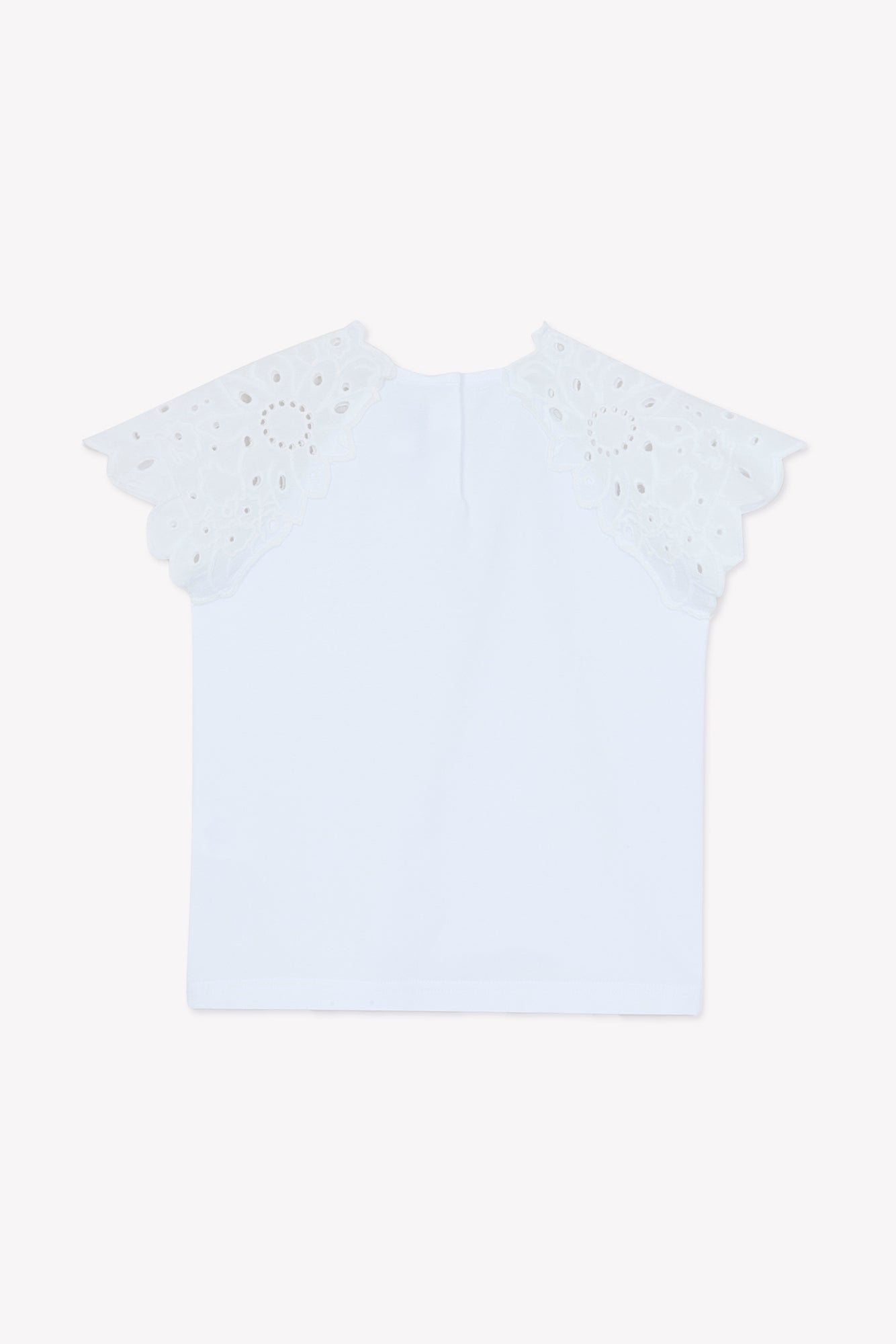 White Top and Linen Shorts