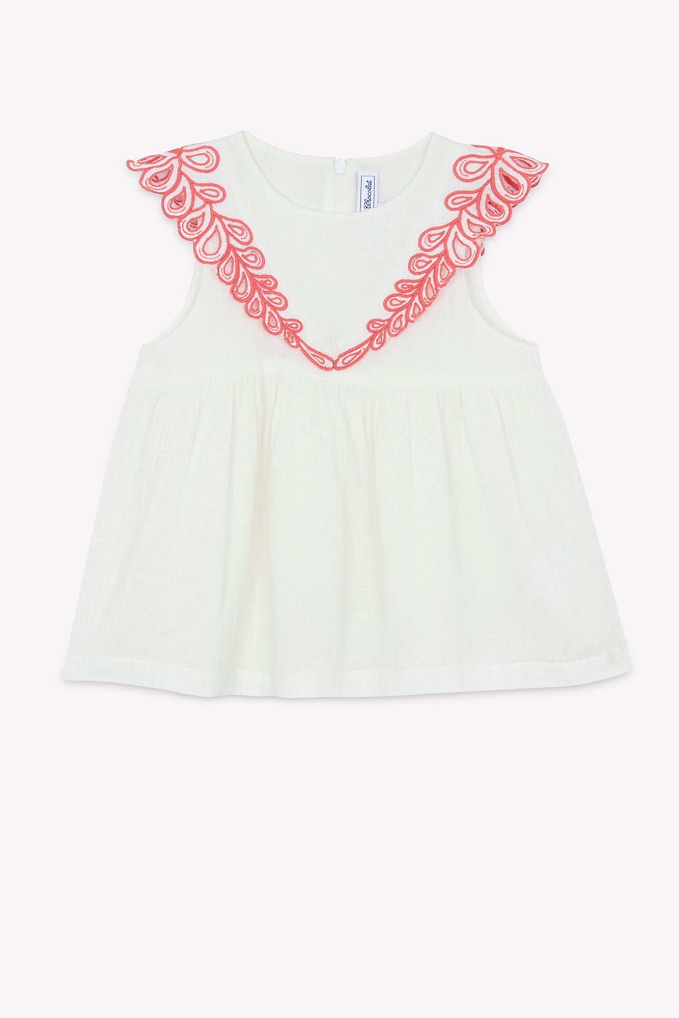 Nacre Top and Linen Corail Shorts