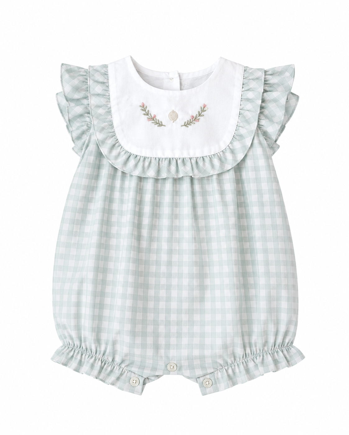 Girl Mint Check Bubble