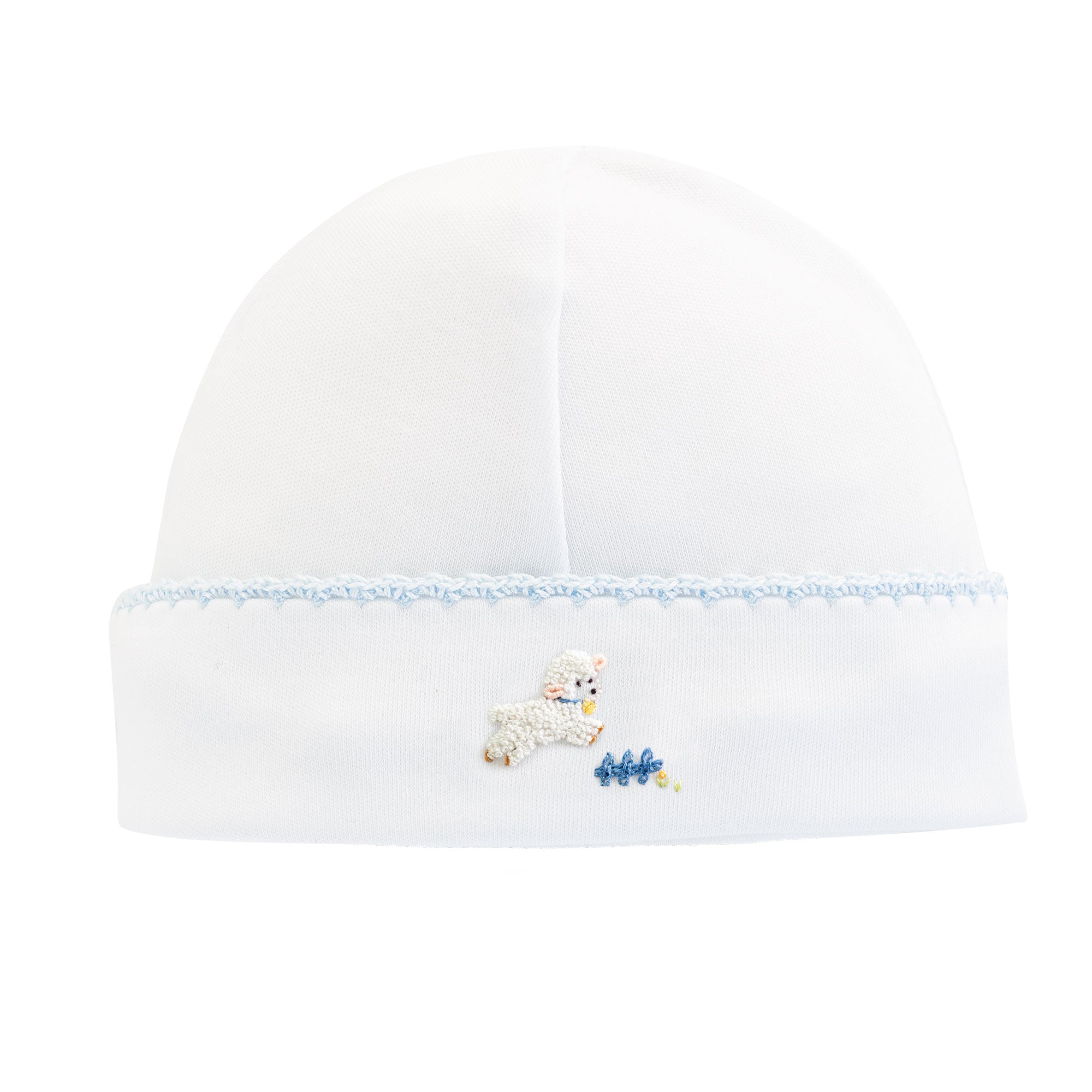 Baby Lambs Hat in Blue