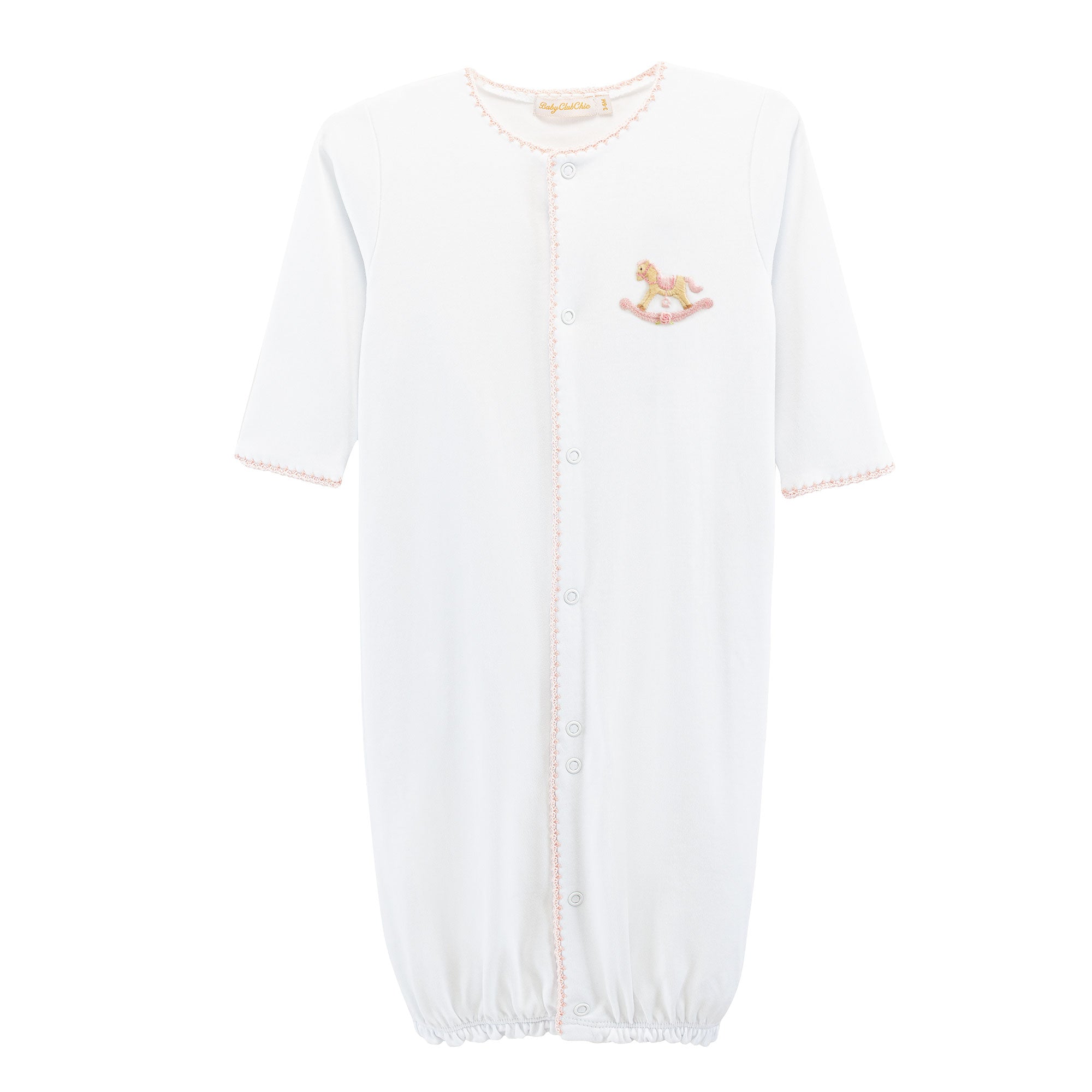 Cute Rocking Horse Conv. Gown incluye Bonnet