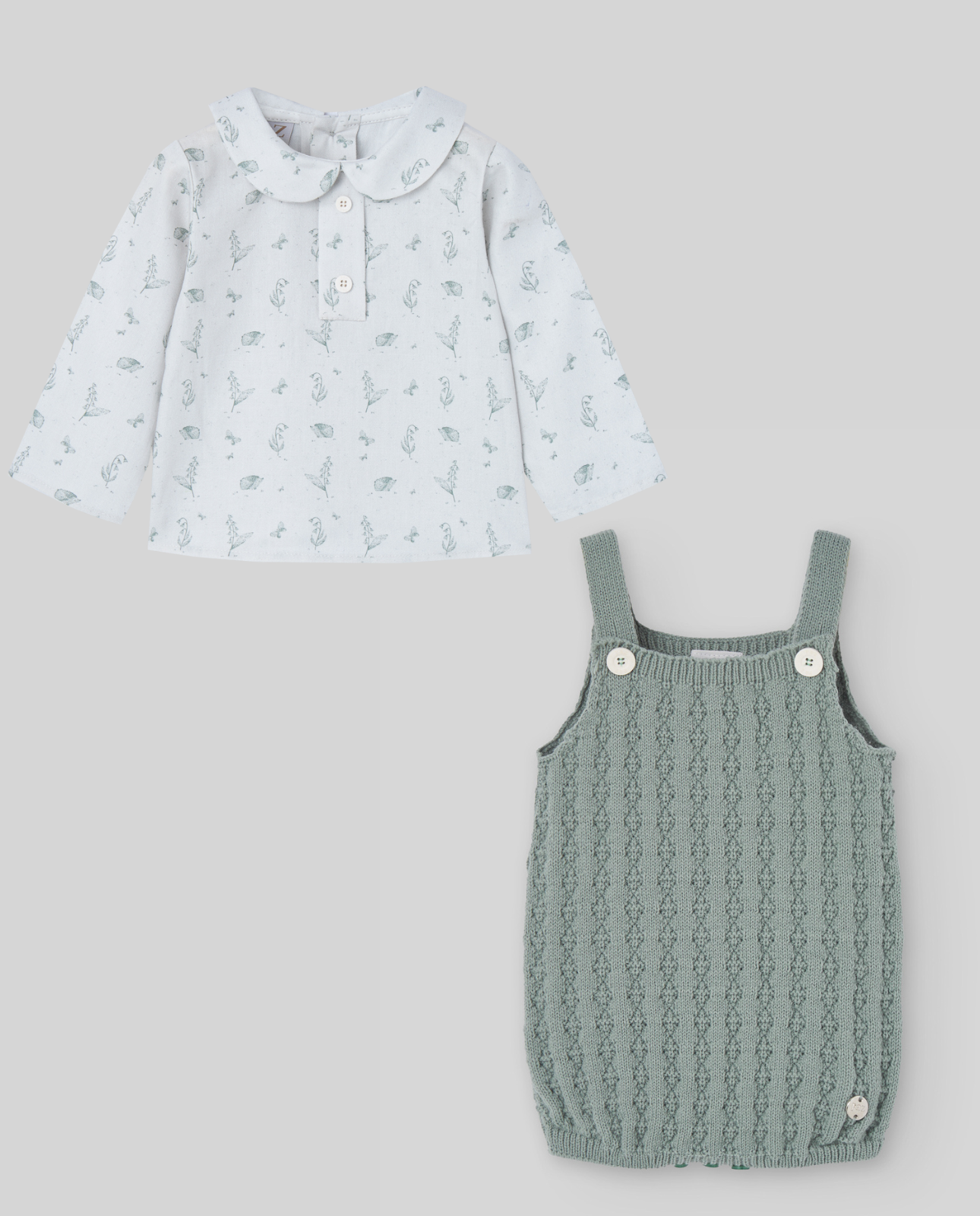 Pelele Tejido y Camisa Tela "Camino"