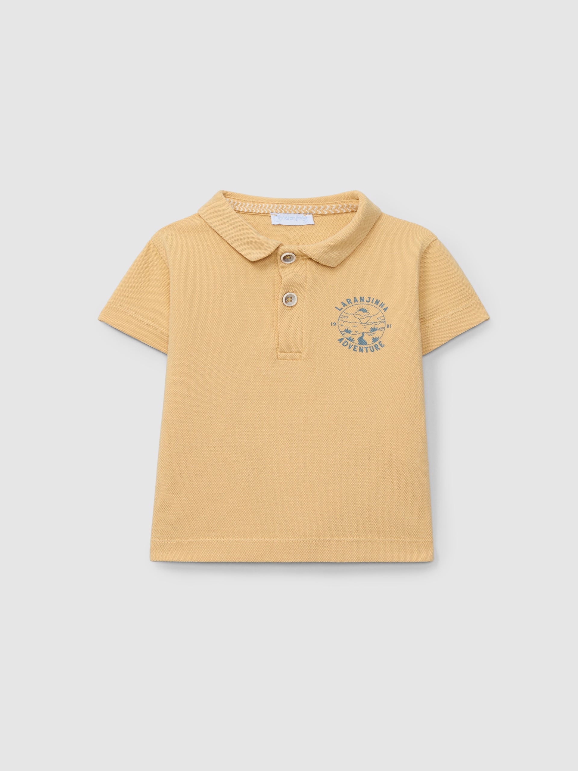 Polo piquƩ Laranjinha adventure Mostaza