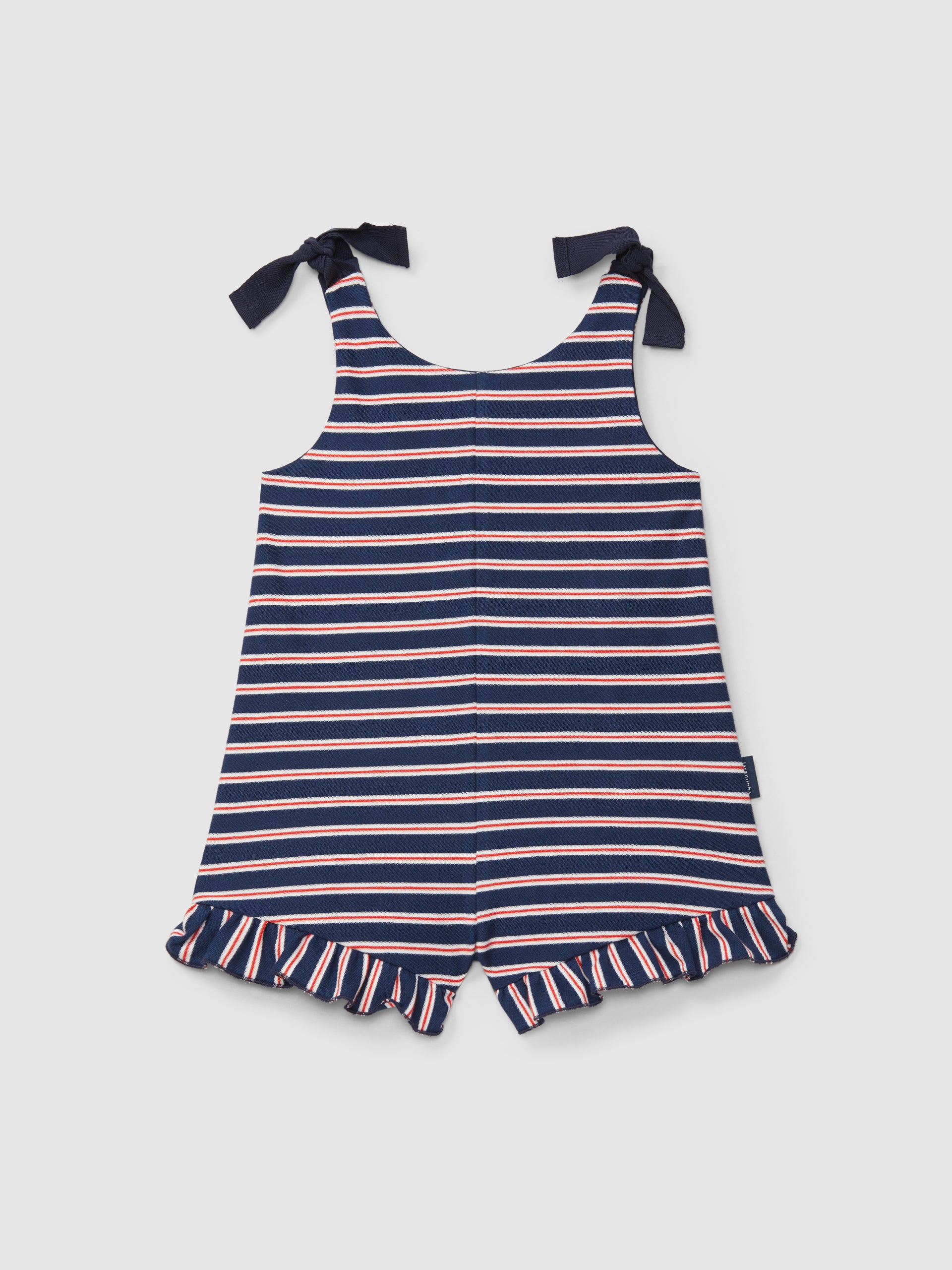 Mono en Felpa de Algodon Rayas Azul Marino