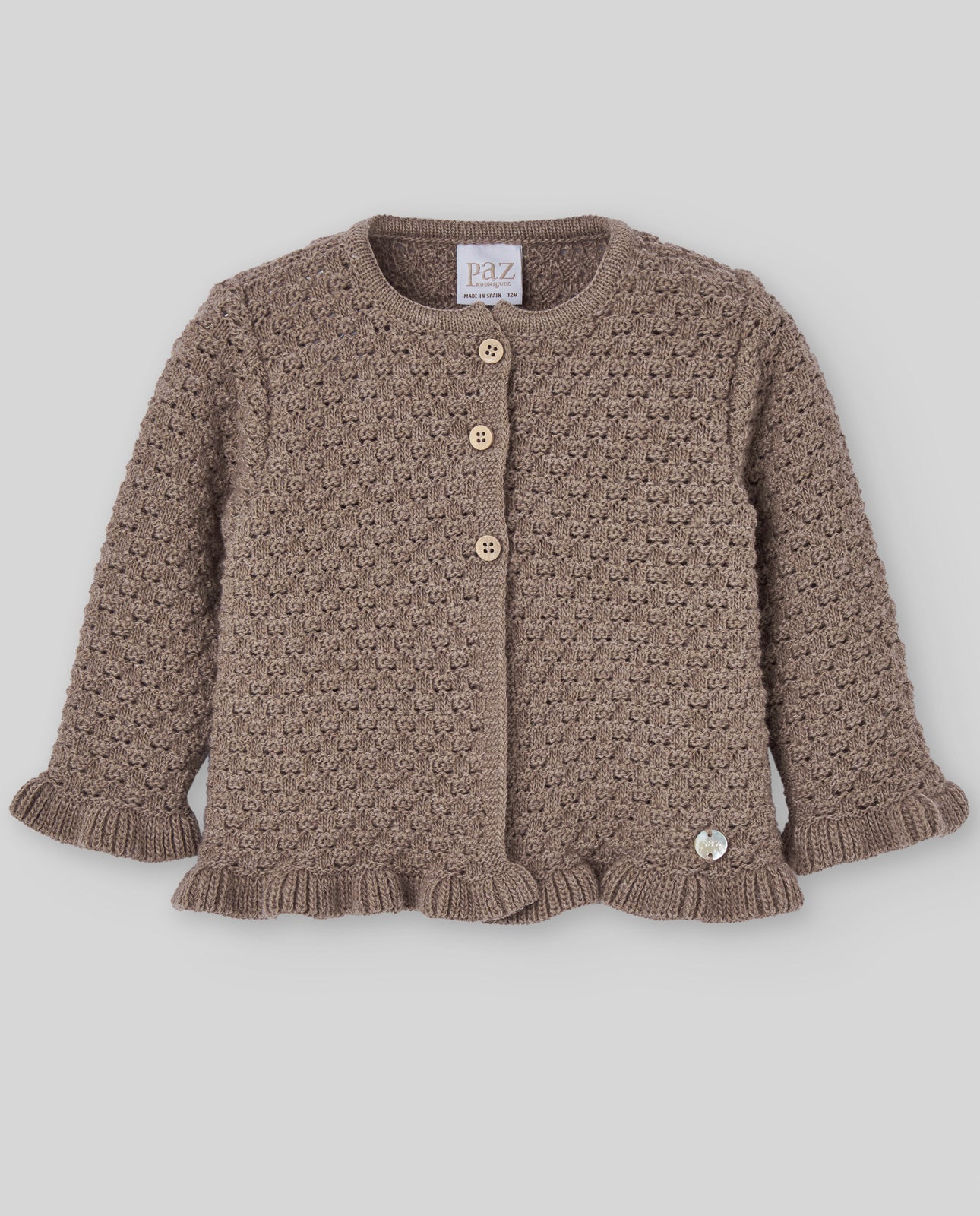 Chaqueta Punto "Pom Pom"