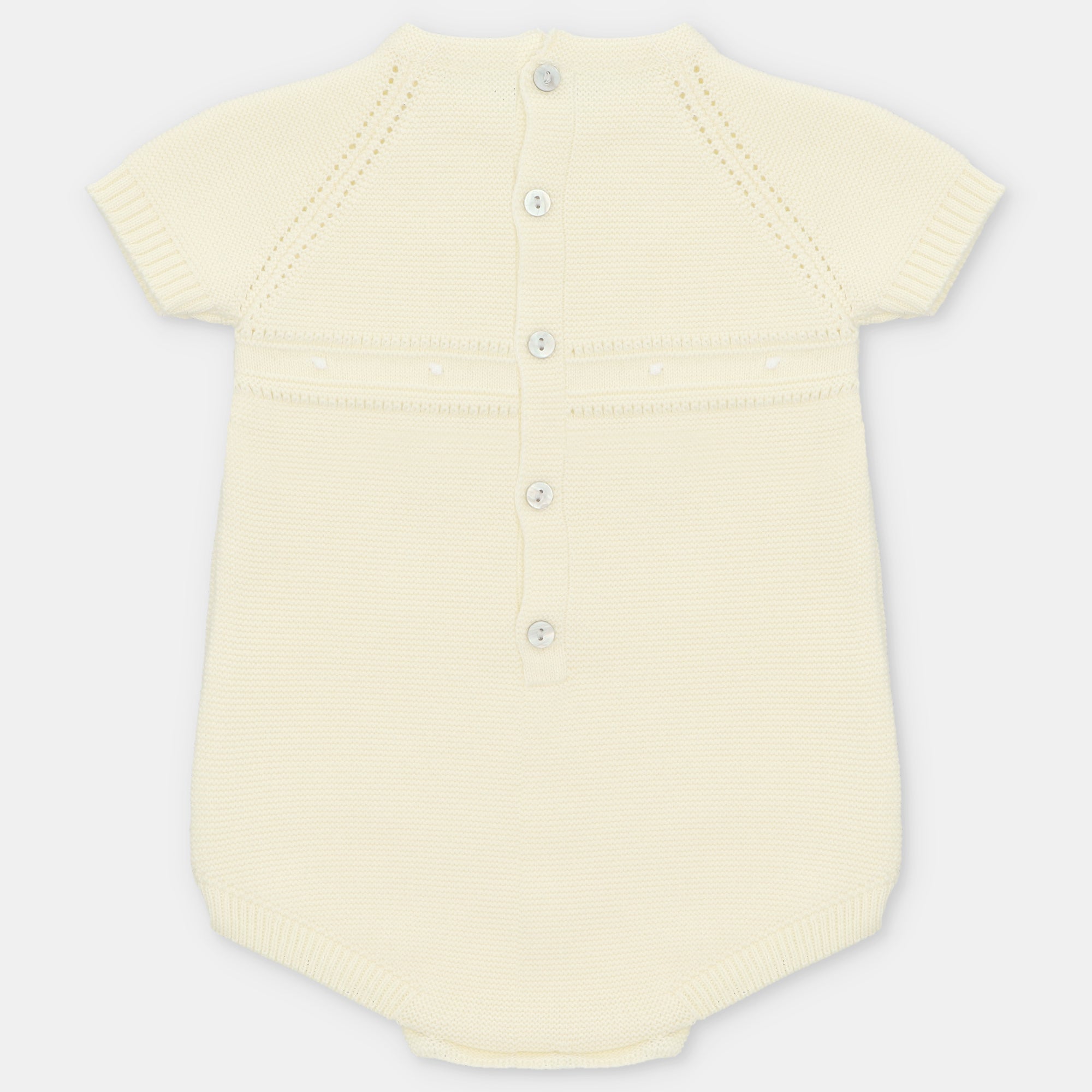 SHORT ROMPER KNIT UNISEX WINNIPEG IN YELLOW