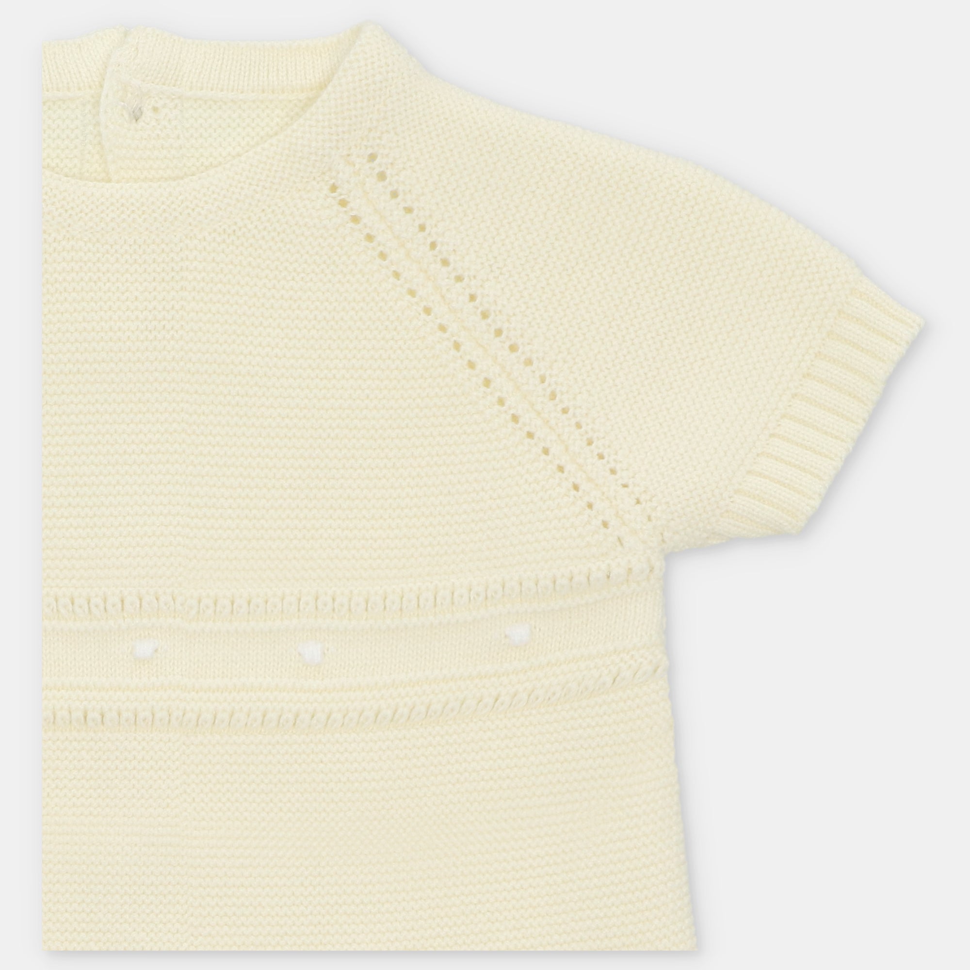 SHORT ROMPER KNIT UNISEX WINNIPEG IN YELLOW