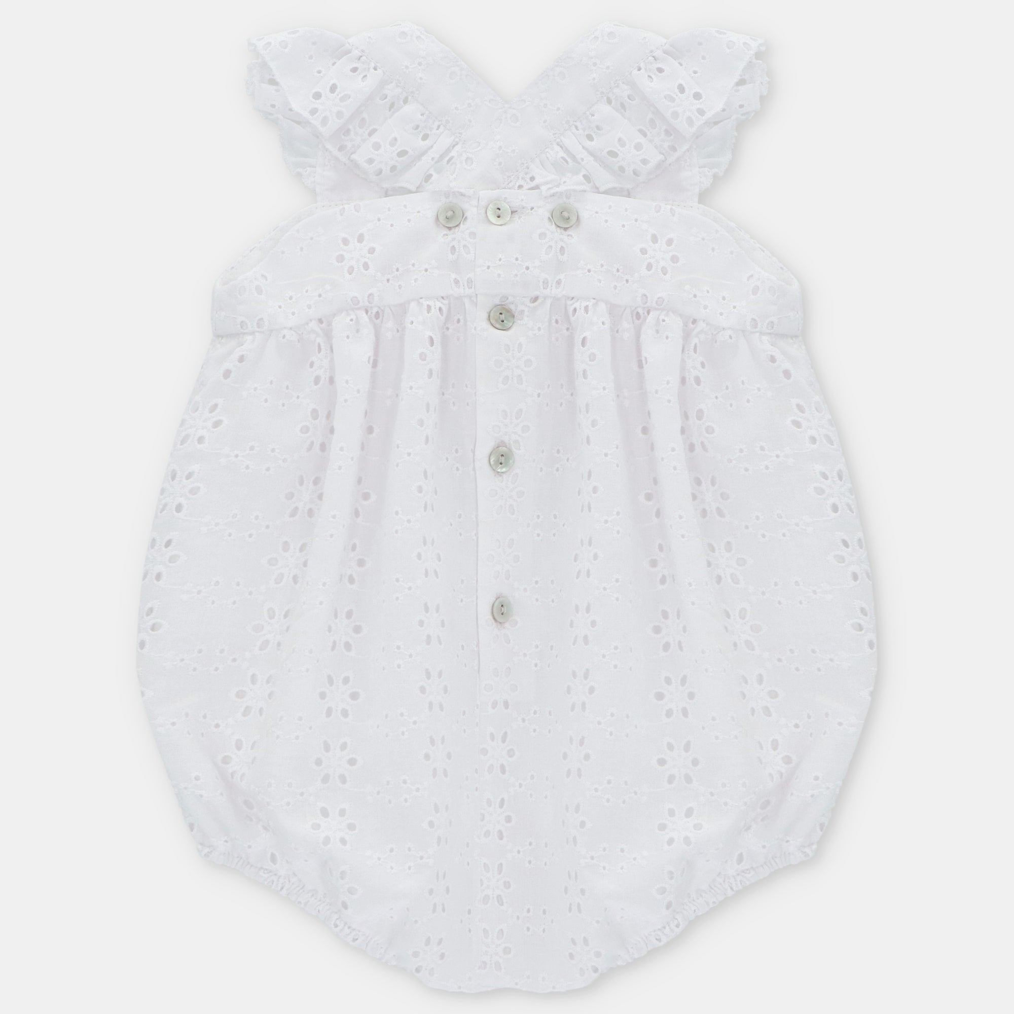SHORT ROMPER WOVEN GIRL NIAGARA
