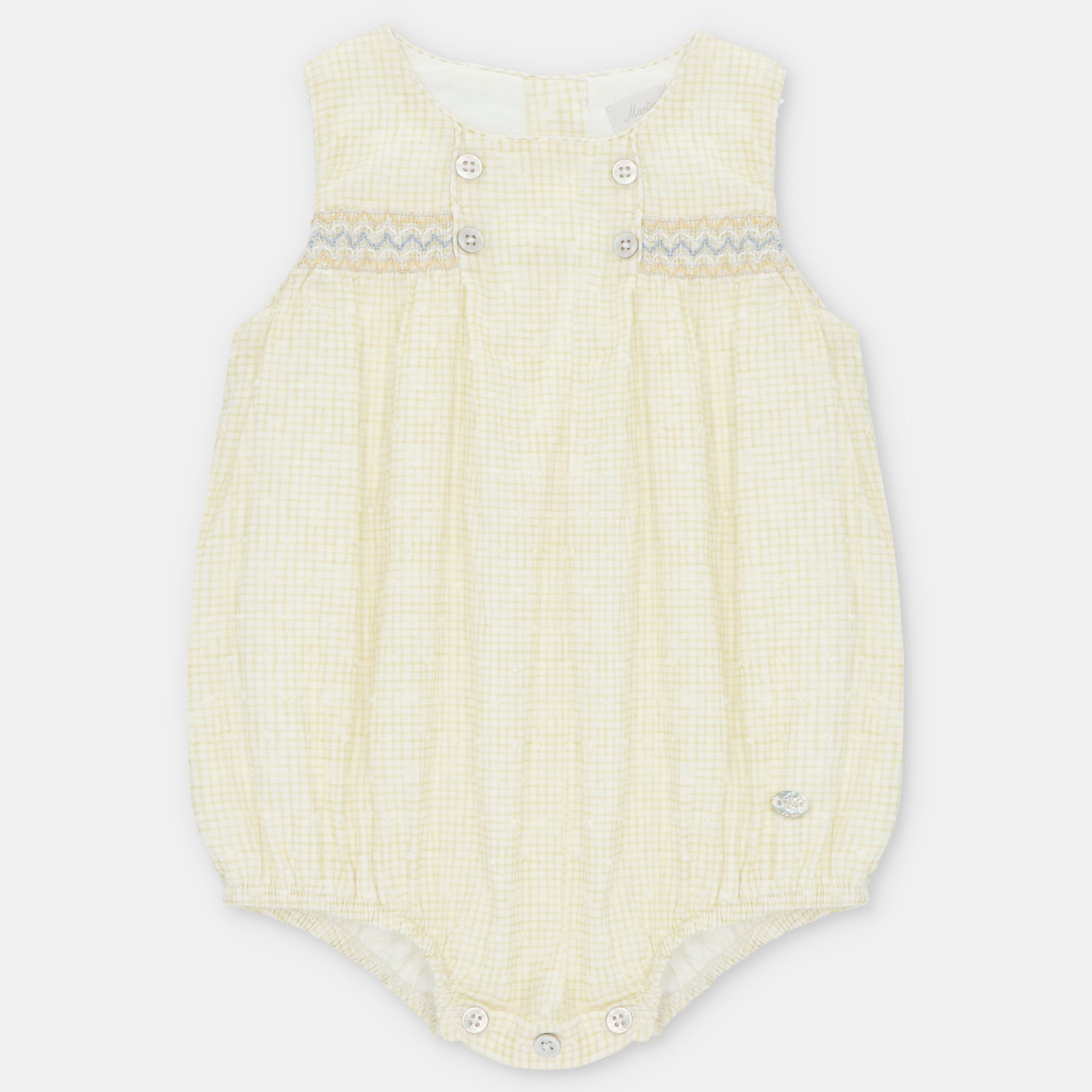 SHORT ROMPER WOVEN BOY PLUMETI SMOCK WINNIPEG