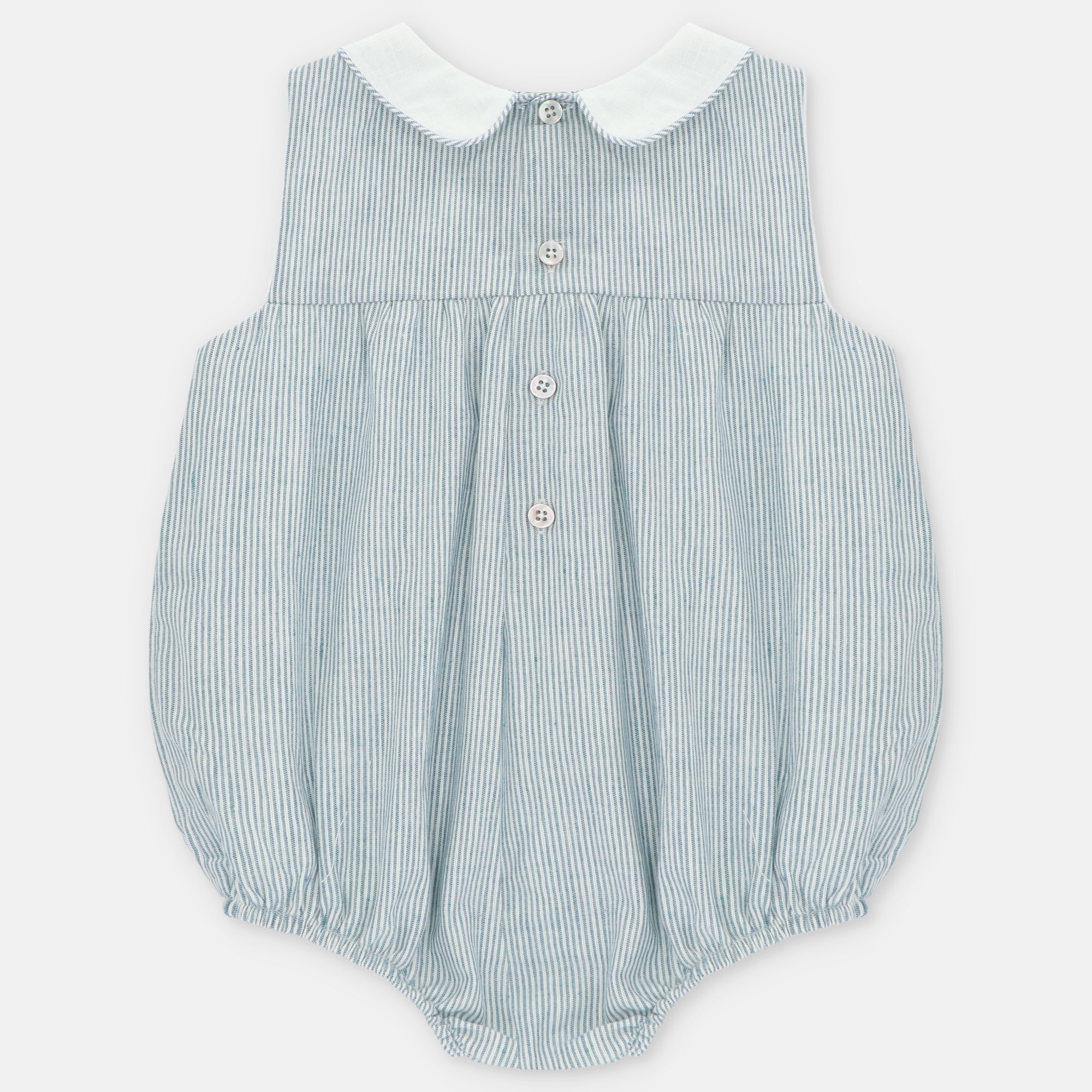 SHORT ROMPER WOVEN STRIPED BOY MILTON
