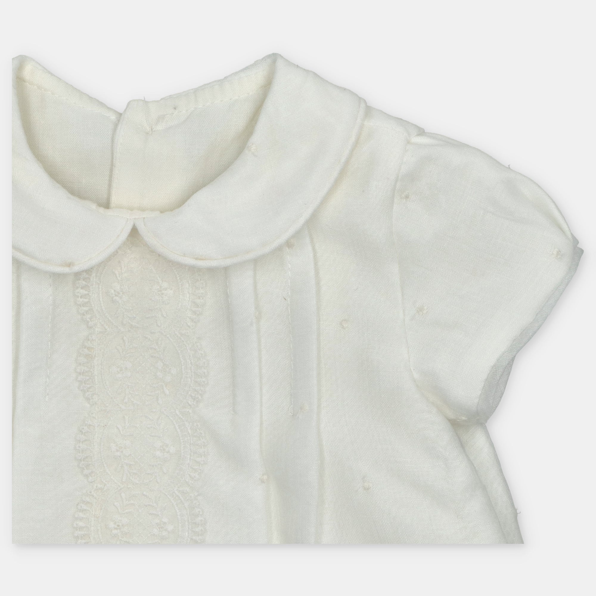 CEREMONY SHORT ROMPER WOVEN BOY VICTORIA