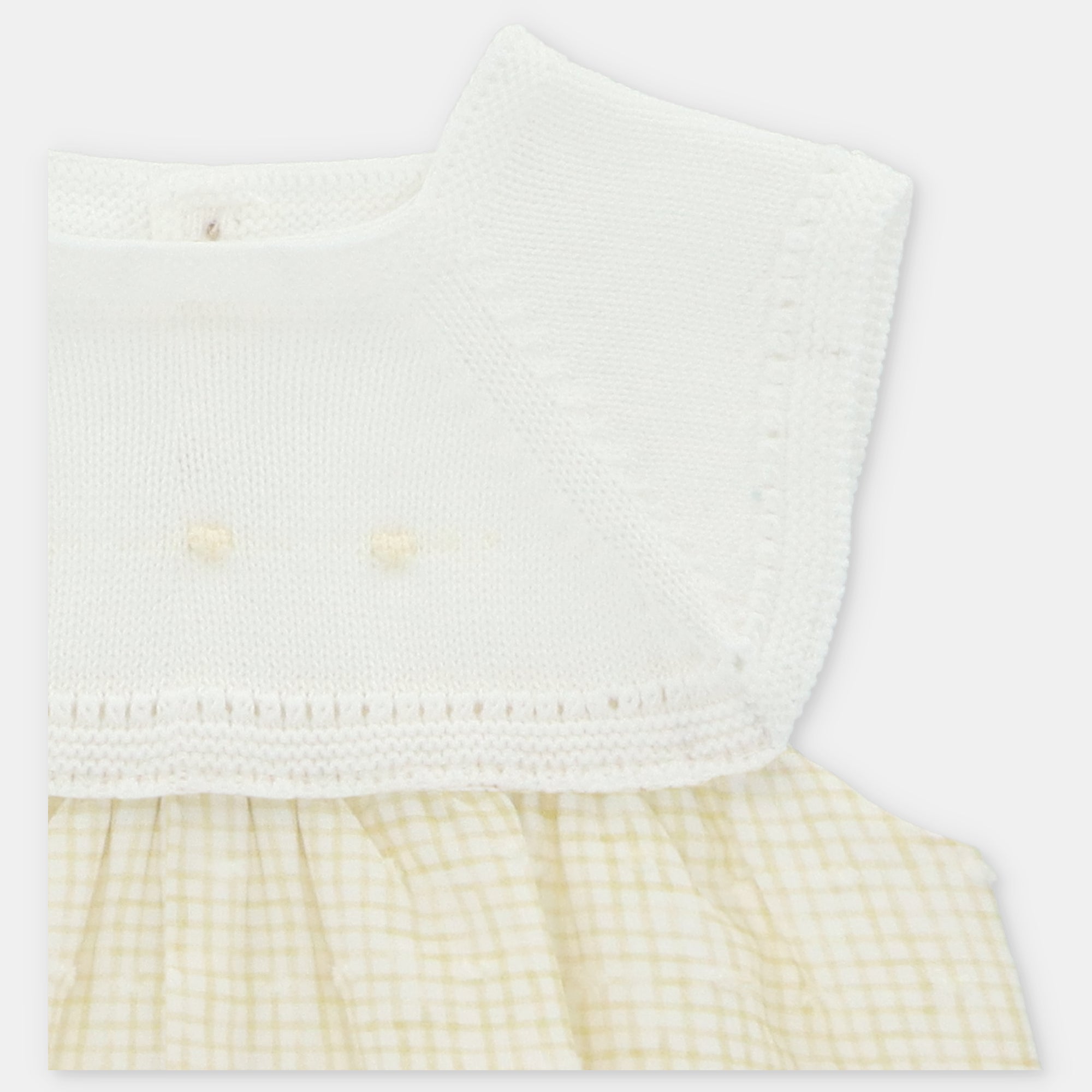 SHORT ROMPER KNIT & WOVEN PLUMETI BOY WINNIPEG