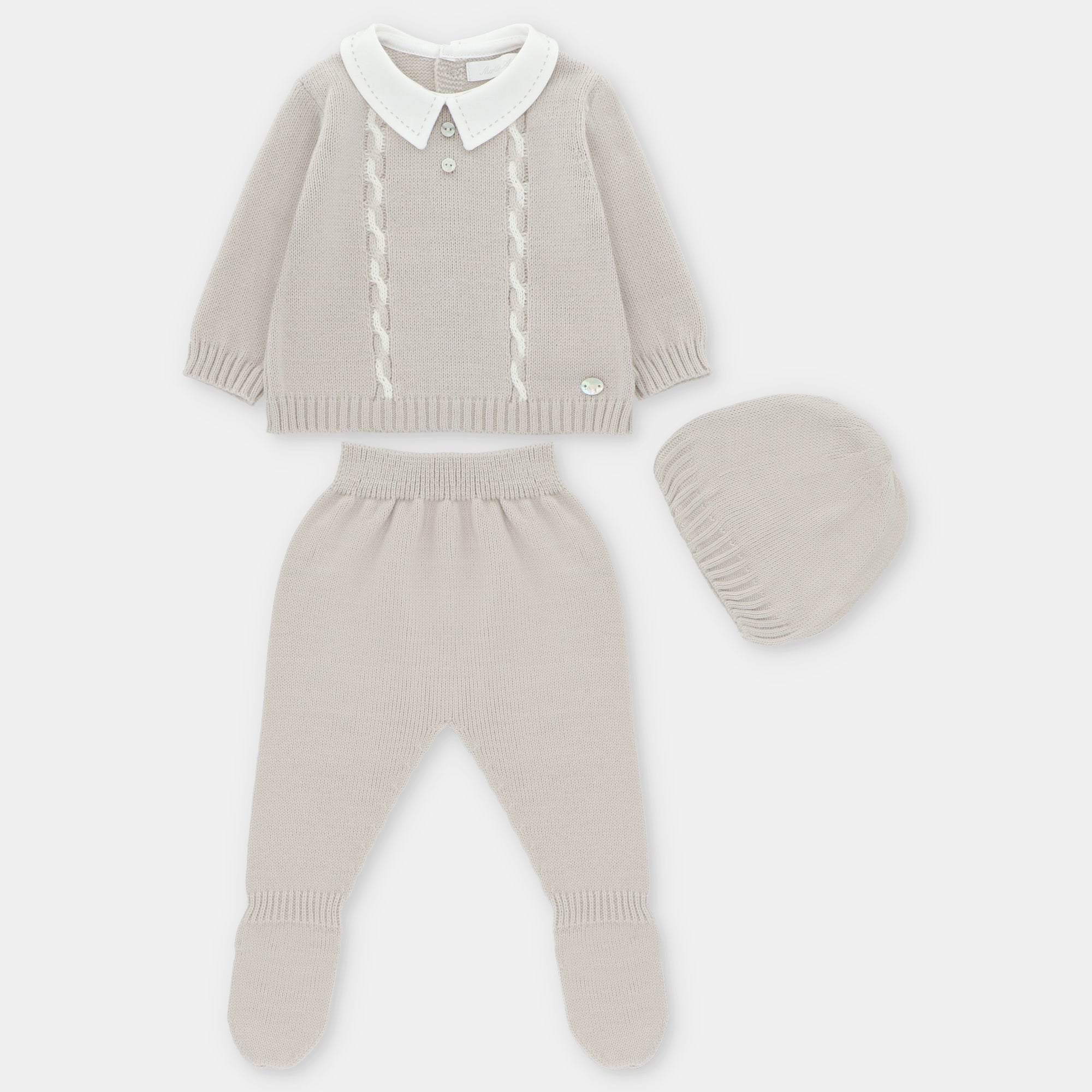 Primera Puesta Niño en color Piedra