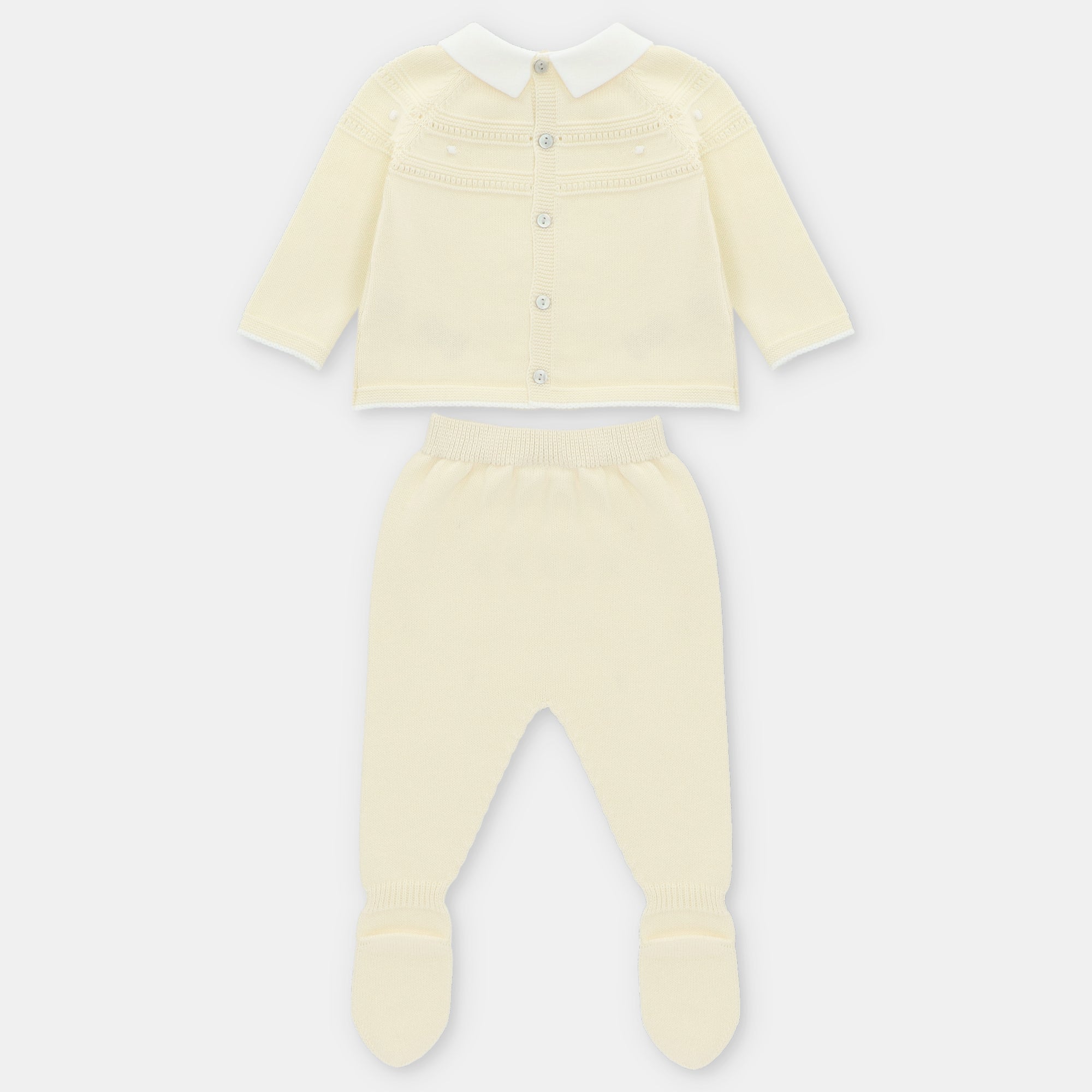 SET SWEATER & LEGGINGS KNIT BOY WINNIPEG IN YELLOW