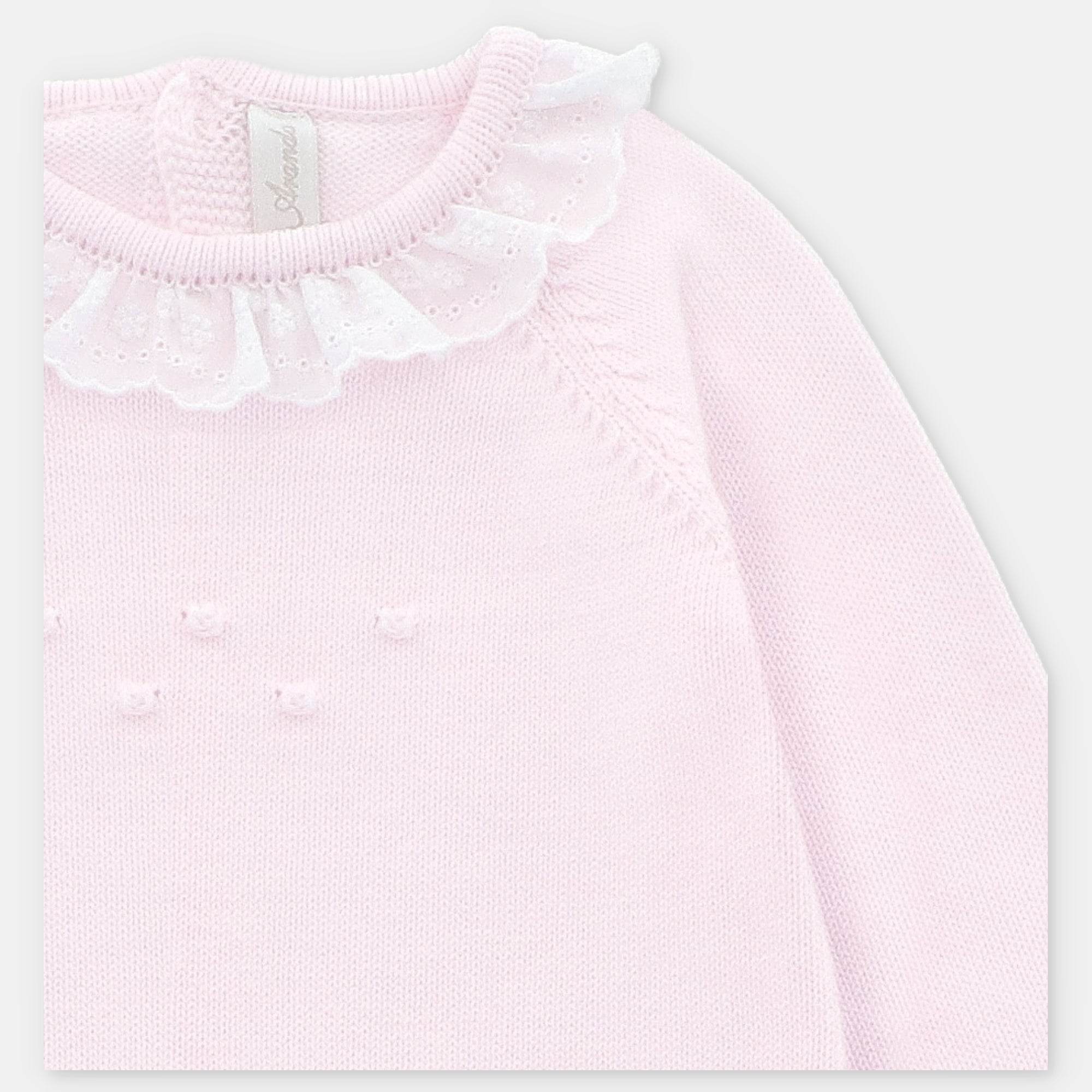 SET SWEATER & LEGGINGS KNIT GIRL MONTREAL -PINK