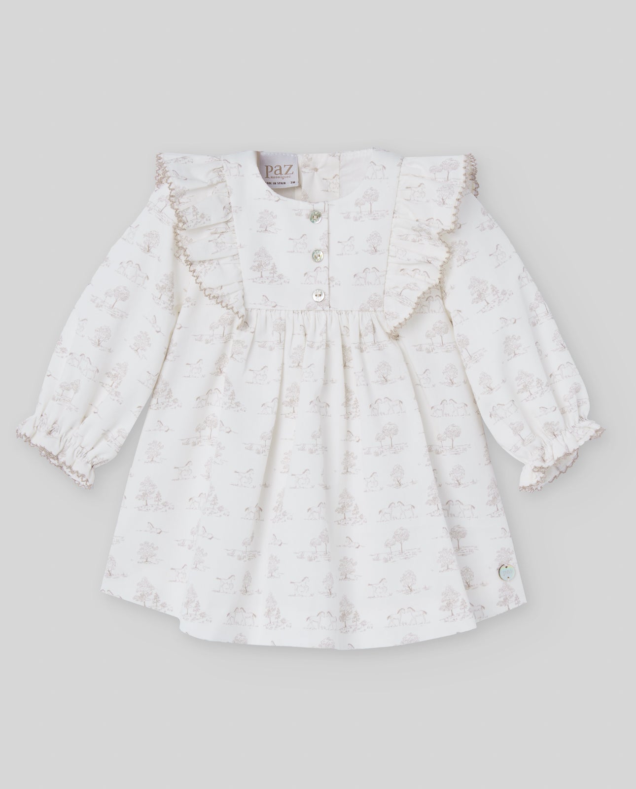 Vestido Tela Estampado "Pony"