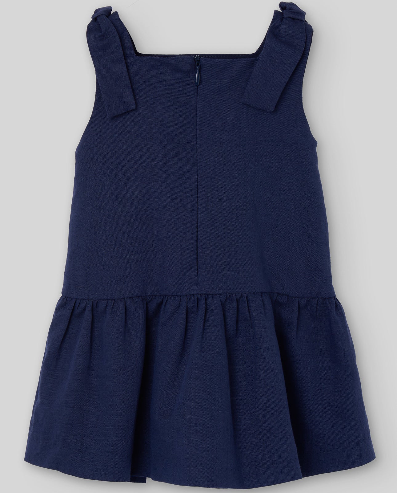 VESTIDO LINO ALGODON BOTONES INFANTIL "ESLORA"