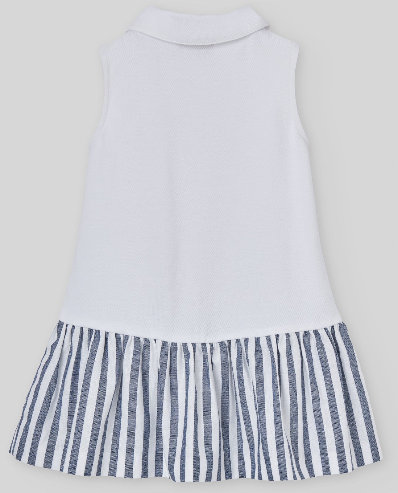 VESTIDO COMBINADO PTO. CIRCULAR Y RAYAS INFANTIL "ESLORA"