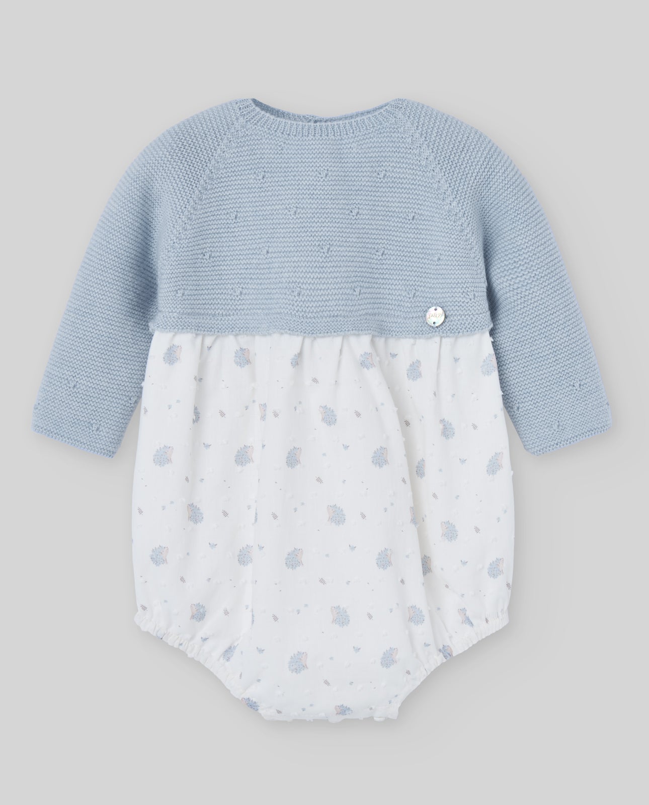 PRI25 Pelele Plumeti y Estampado "Erizos"